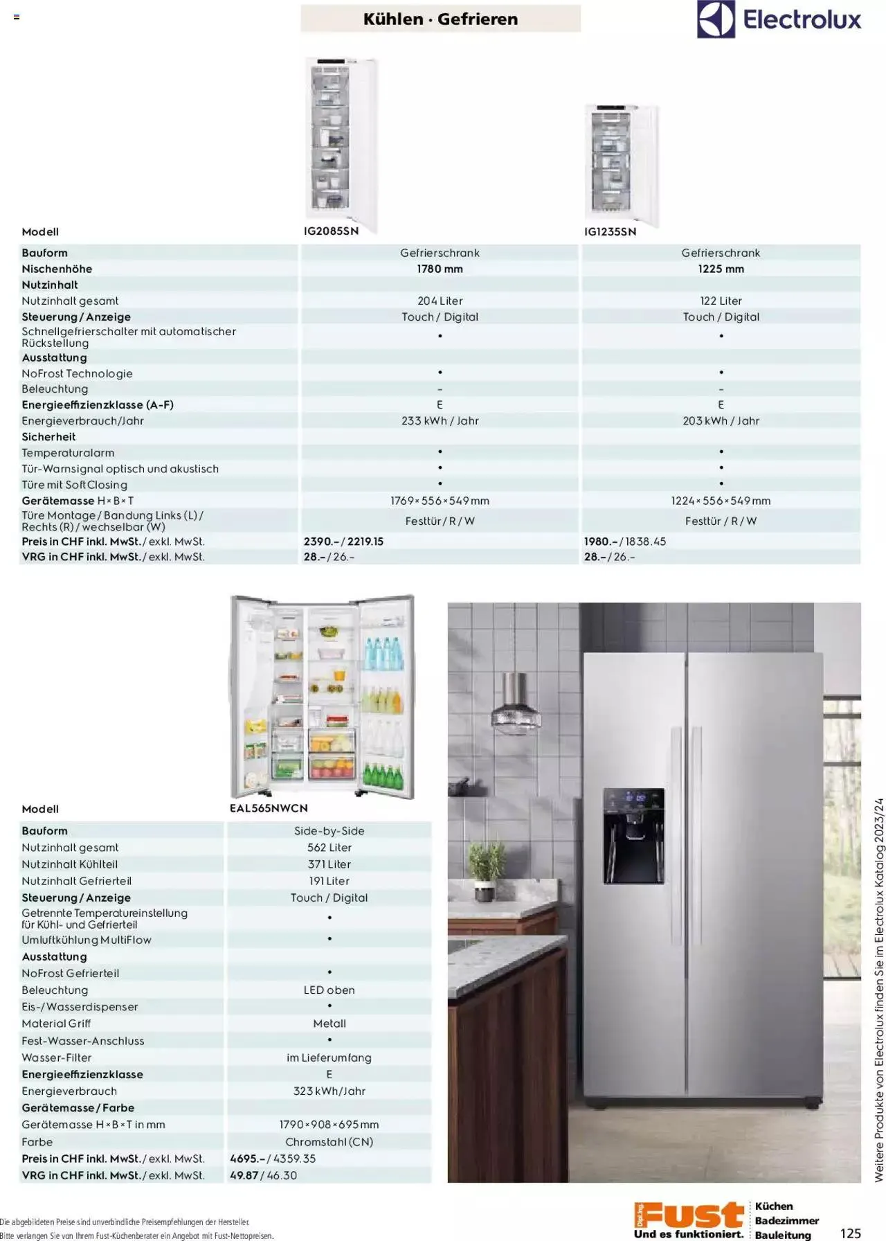 Fust - Küchenmagazin - Riesenauswahl von 22. Februar bis 31. Dezember 2023 - Prospekt seite  125