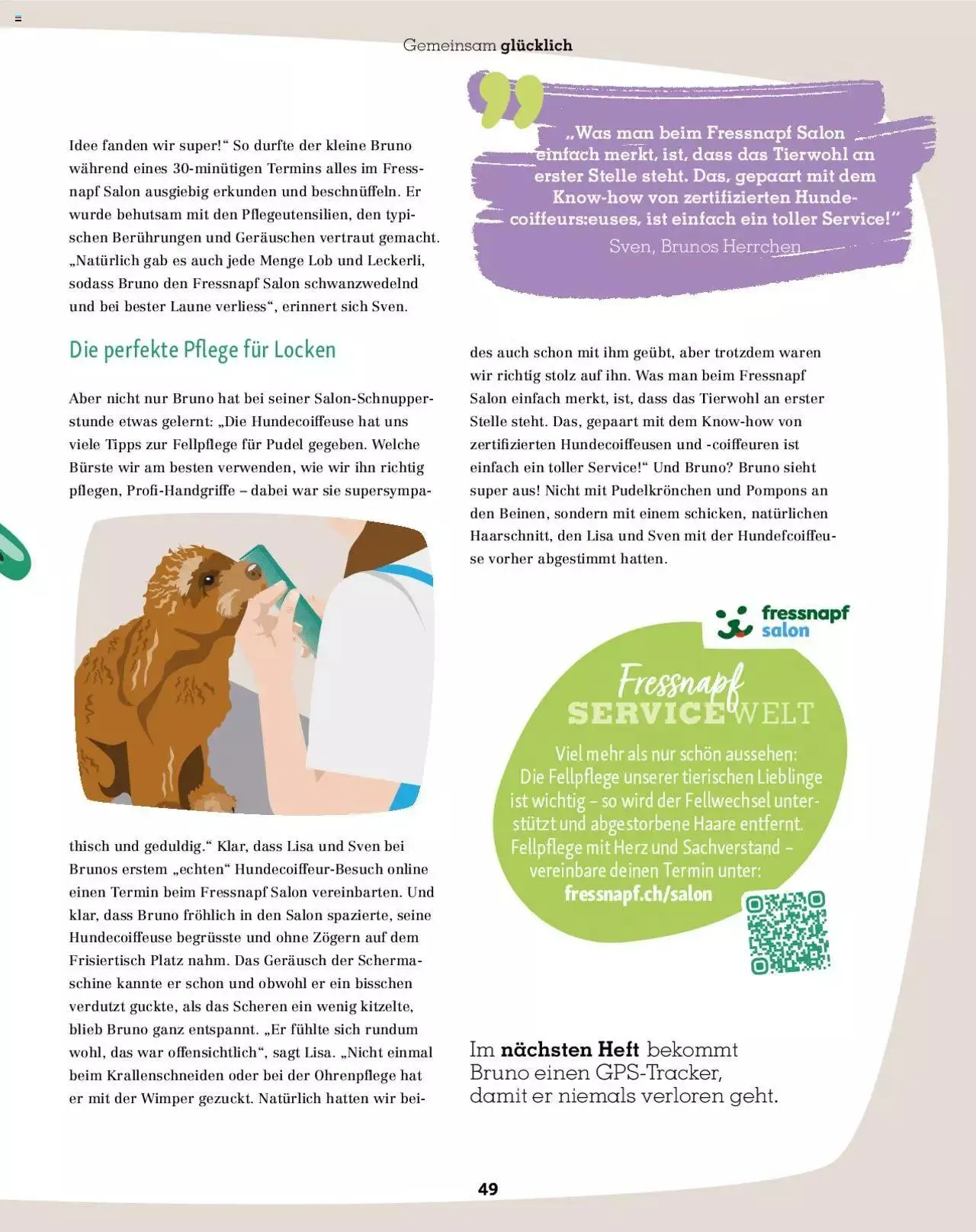 Fressnapf Magazin von 1. September bis 31. Oktober 2023 - Prospekt seite 49