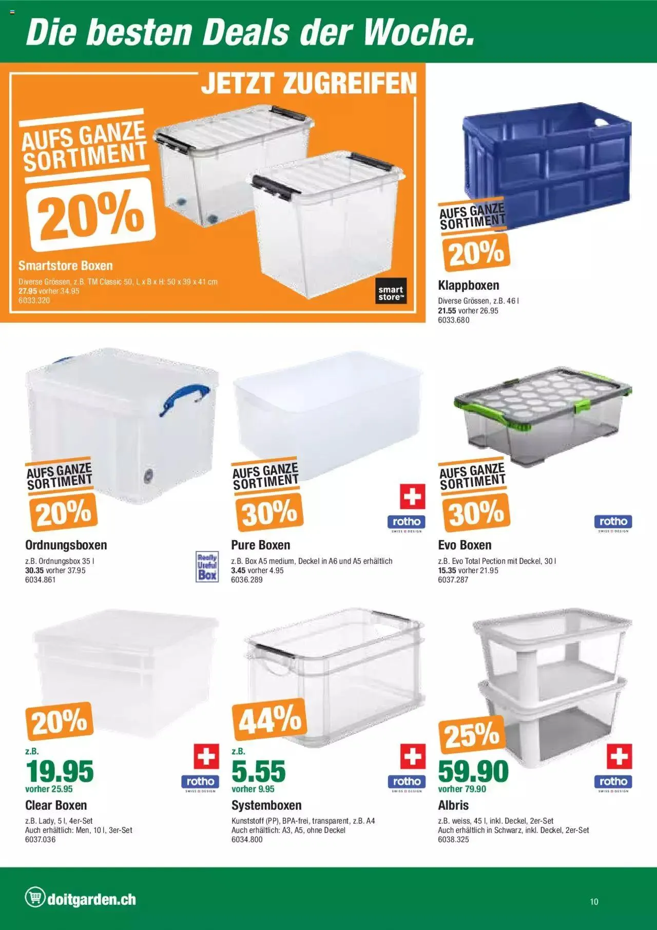 DO IT+GARDEN MIGROS Aktionen von 26. September bis 9. Oktober 2023 - Prospekt seite 10