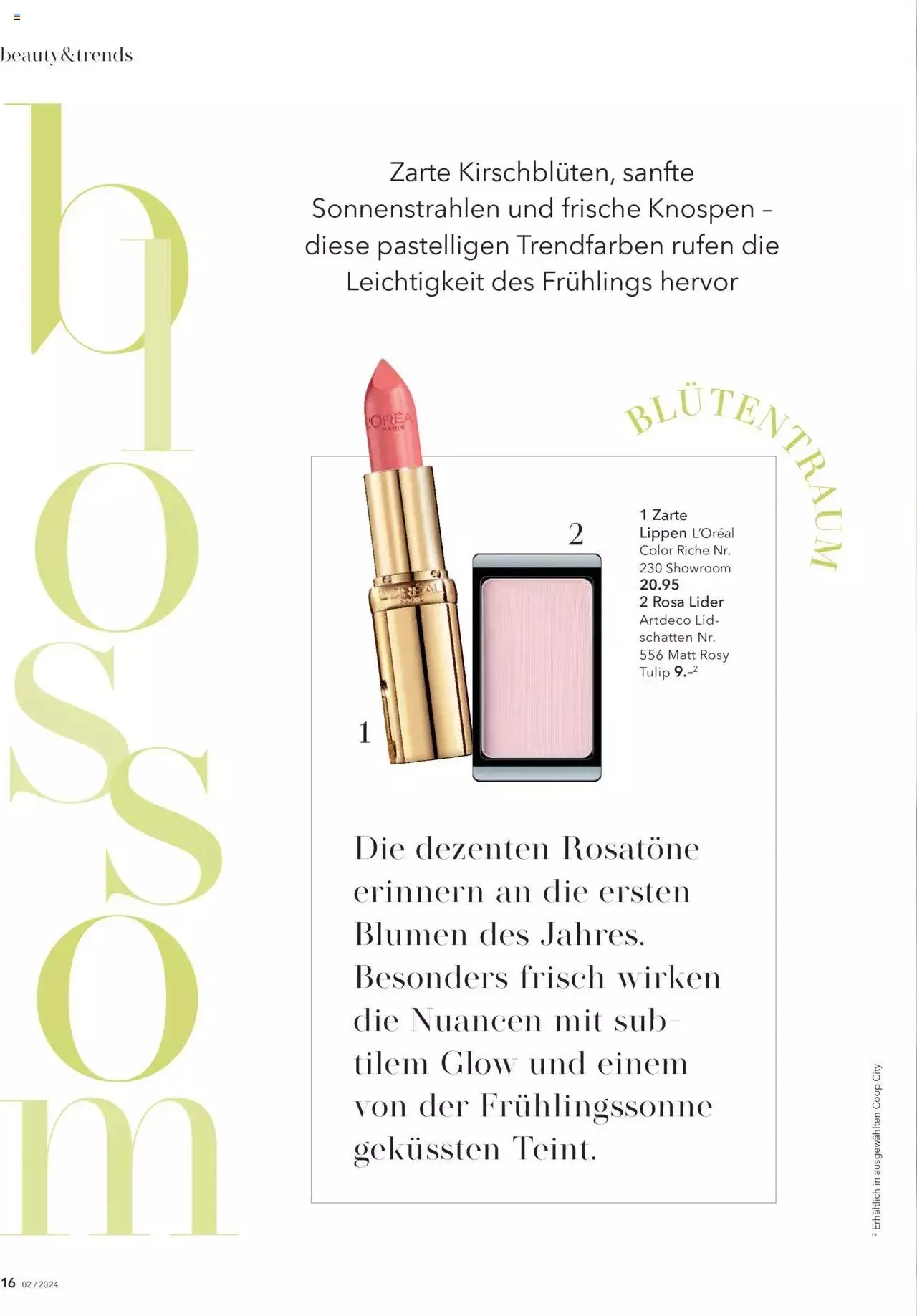 Coop City Aktionen von 29. April bis 31. Dezember 2024 - Prospekt seite  16