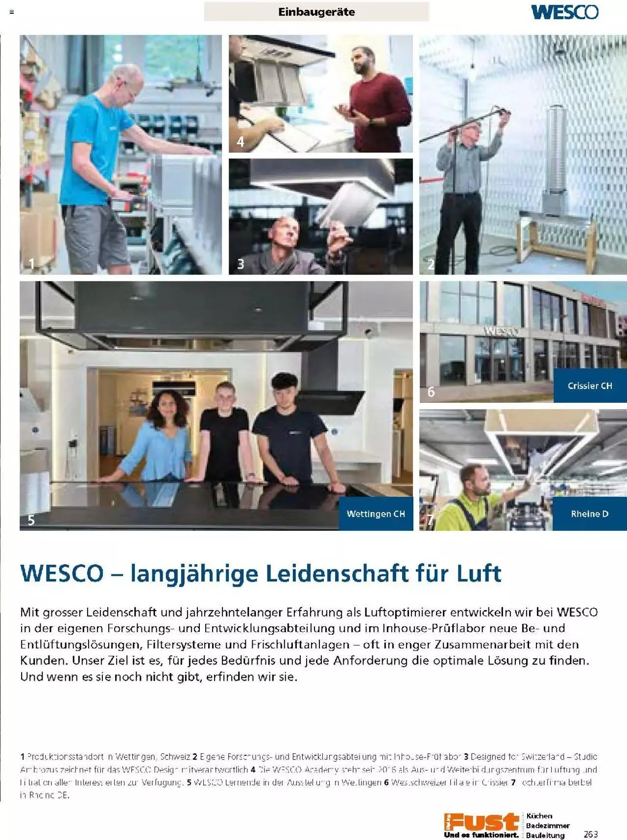 Fust Küchen- und Badezimmerprospekt von 4. März bis 31. Dezember 2024 - Prospekt seite 263