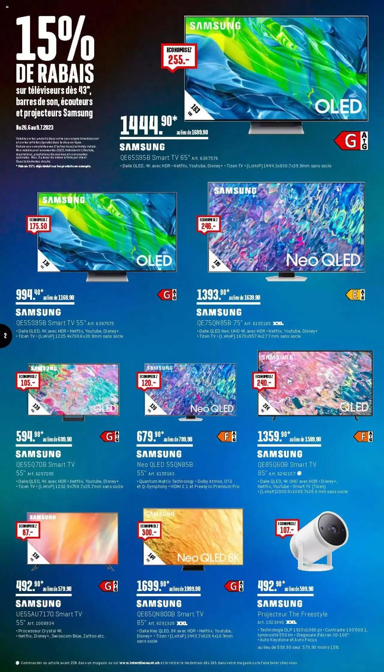 Interdiscount Aktionen FR von 26. Juni bis 31. Dezember 2023 - Prospekt seite 2