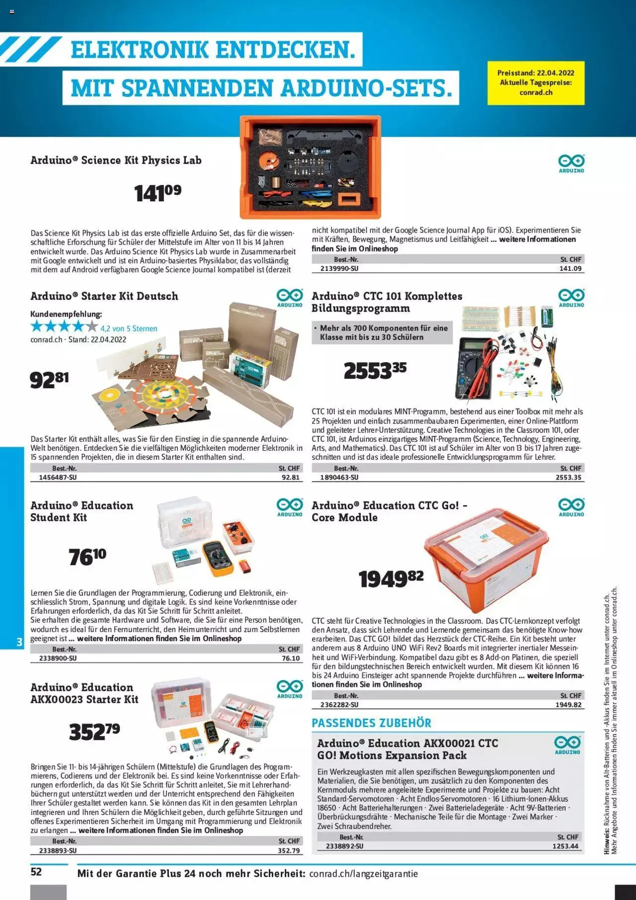 Conrad - Education 2022/23 von 5. Mai bis 31. Dezember 2023 - Prospekt seite  54