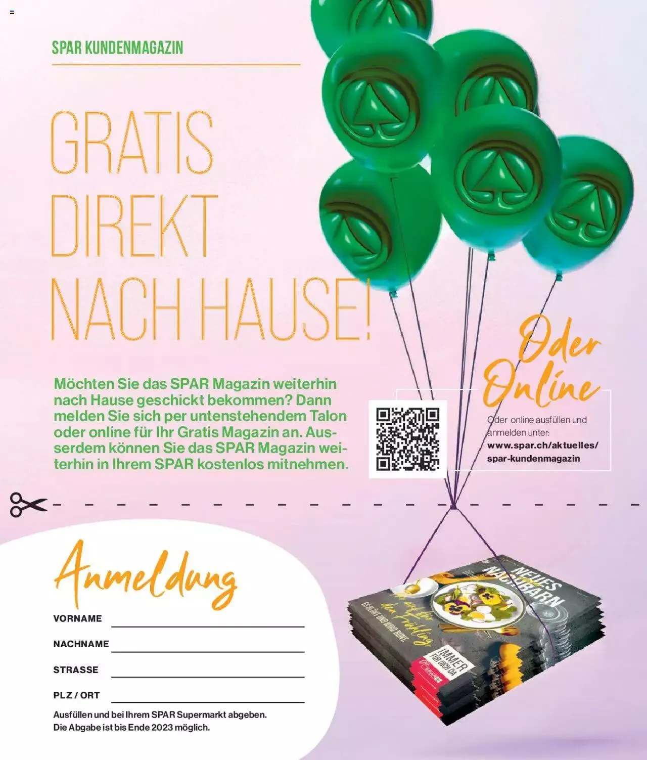 SPAR Kundenmagazin von 31. Mai bis 31. Dezember 2023 - Prospekt seite  84
