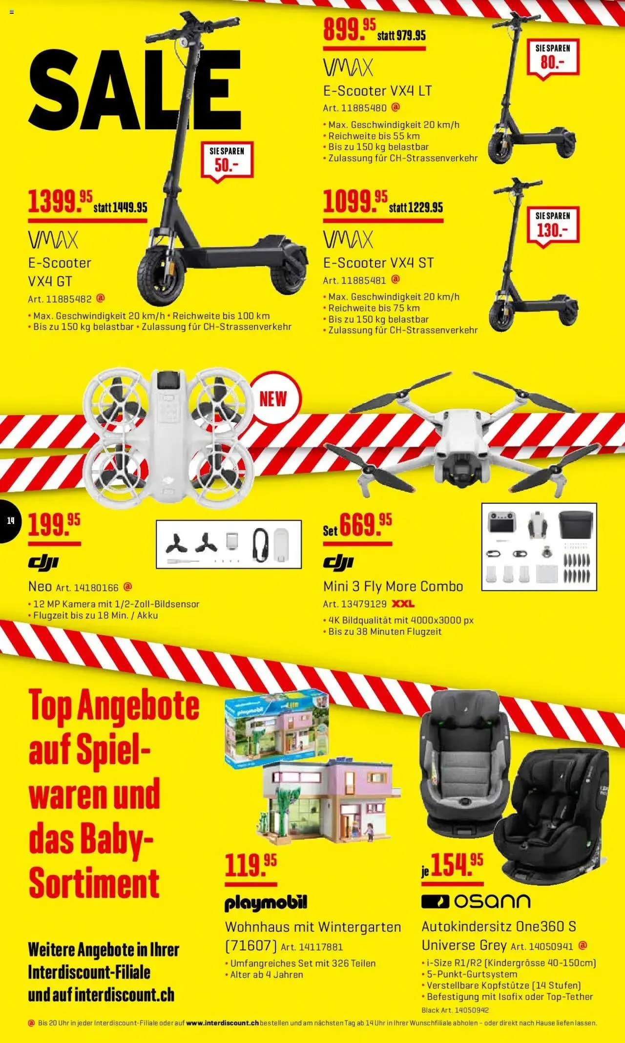Interdiscount Aktionen von 7. Oktober bis 20. Oktober 2024 - Prospekt seite 14