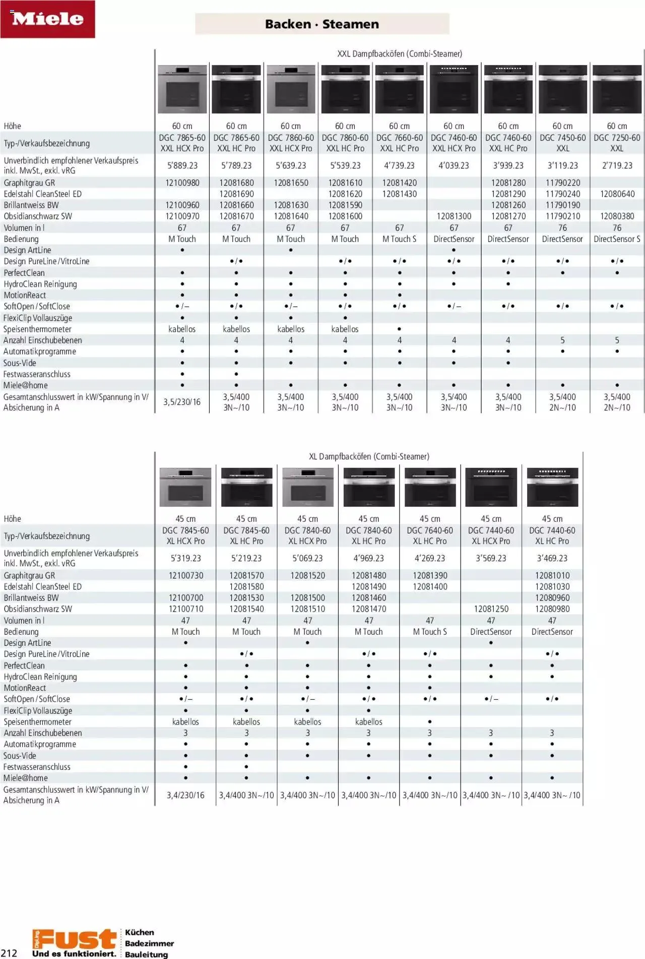Fust - Küchenmagazin - Riesenauswahl von 22. Februar bis 31. Dezember 2023 - Prospekt seite 212