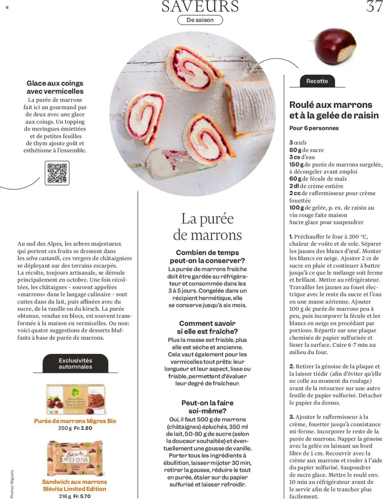 Migros - Magazin FR von 30. September bis 6. Oktober 2024 - Prospekt seite 37