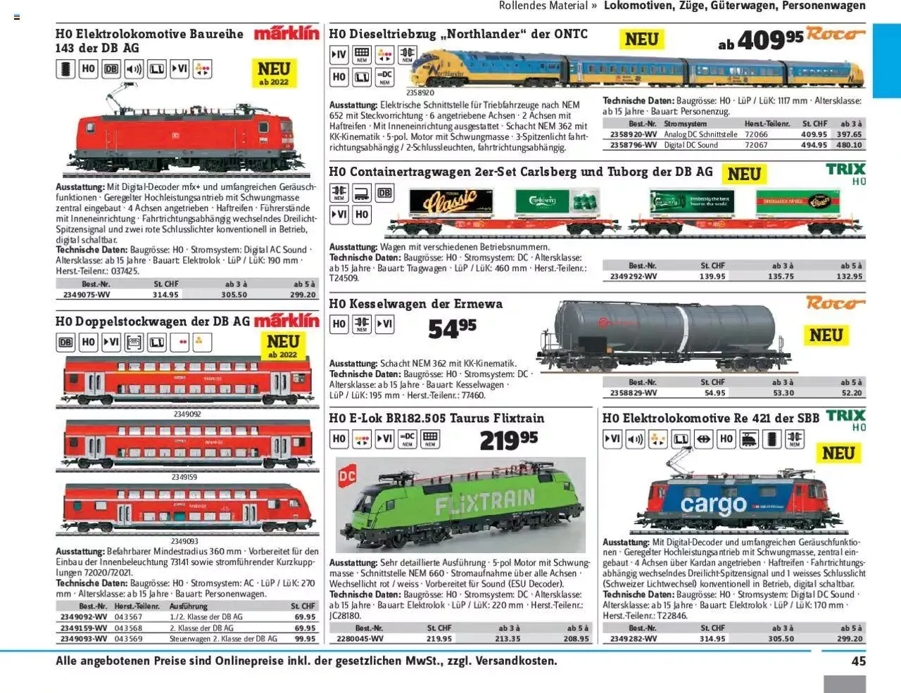 Conrad - Modellbahn 2021/22 von 1. Januar bis 31. Dezember 2023 - Prospekt seite 47