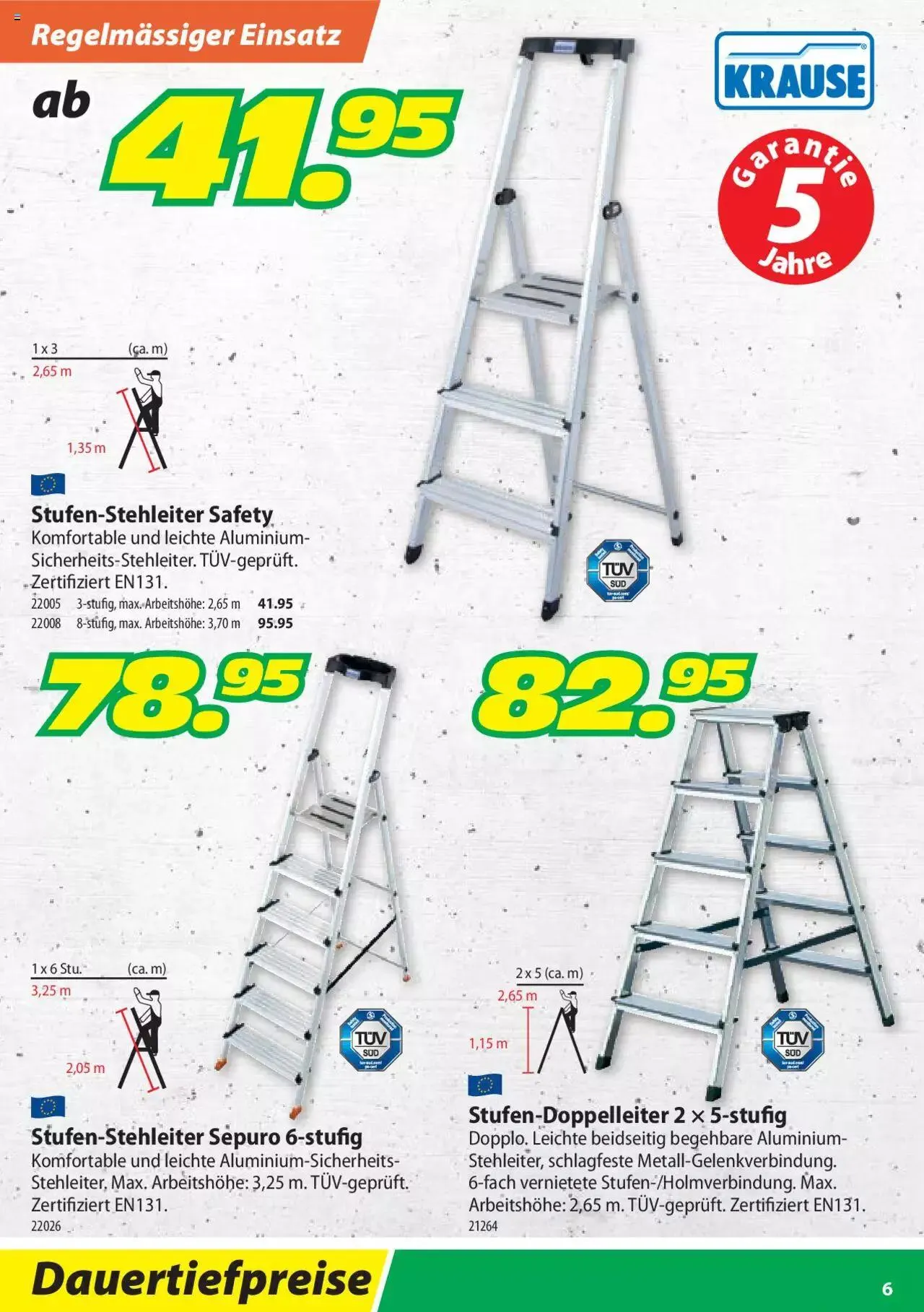 Landi - Leitern 2022 von 4. Februar bis 31. Dezember 2023 - Prospekt seite 6