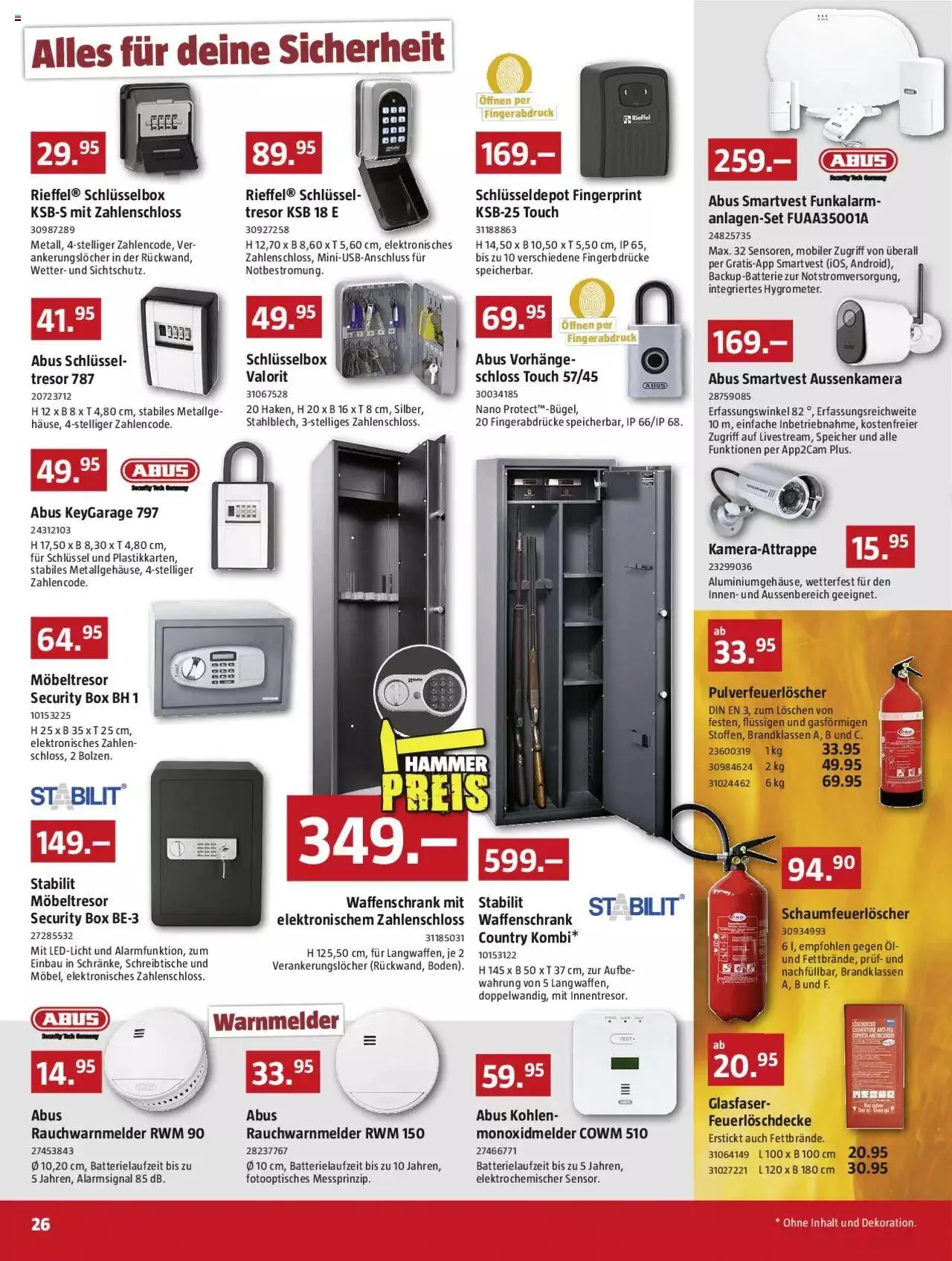 Bauhaus Aktionen von 30. Oktober bis 26. November 2023 - Prospekt seite 26