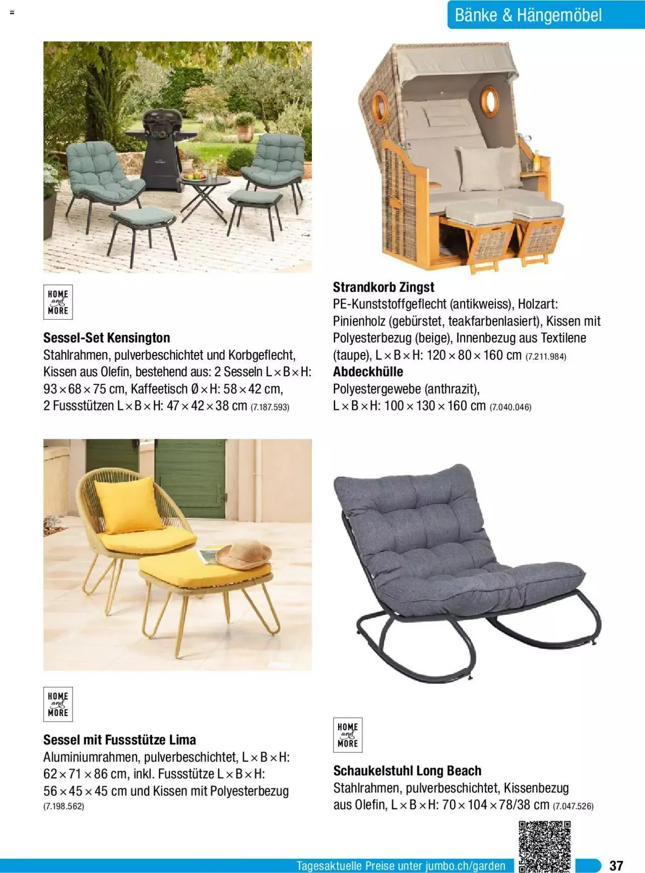 Jumbo Gartenmobelbroschure 2024 von 29. Januar bis 31. Dezember 2024 - Prospekt seite  37