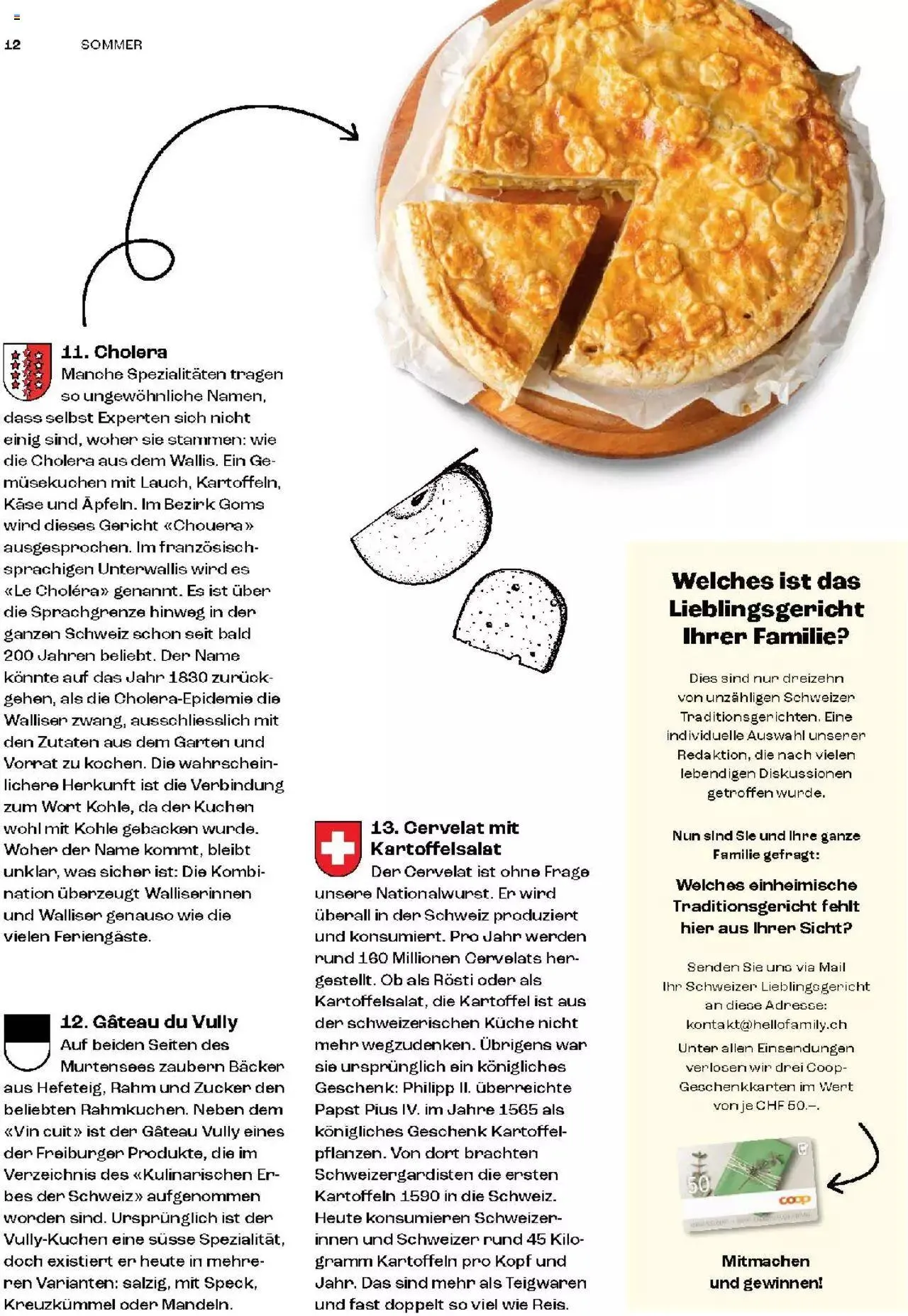 Coop Magazin Familien von 18. Juni bis 31. Dezember 2024 - Prospekt seite  12