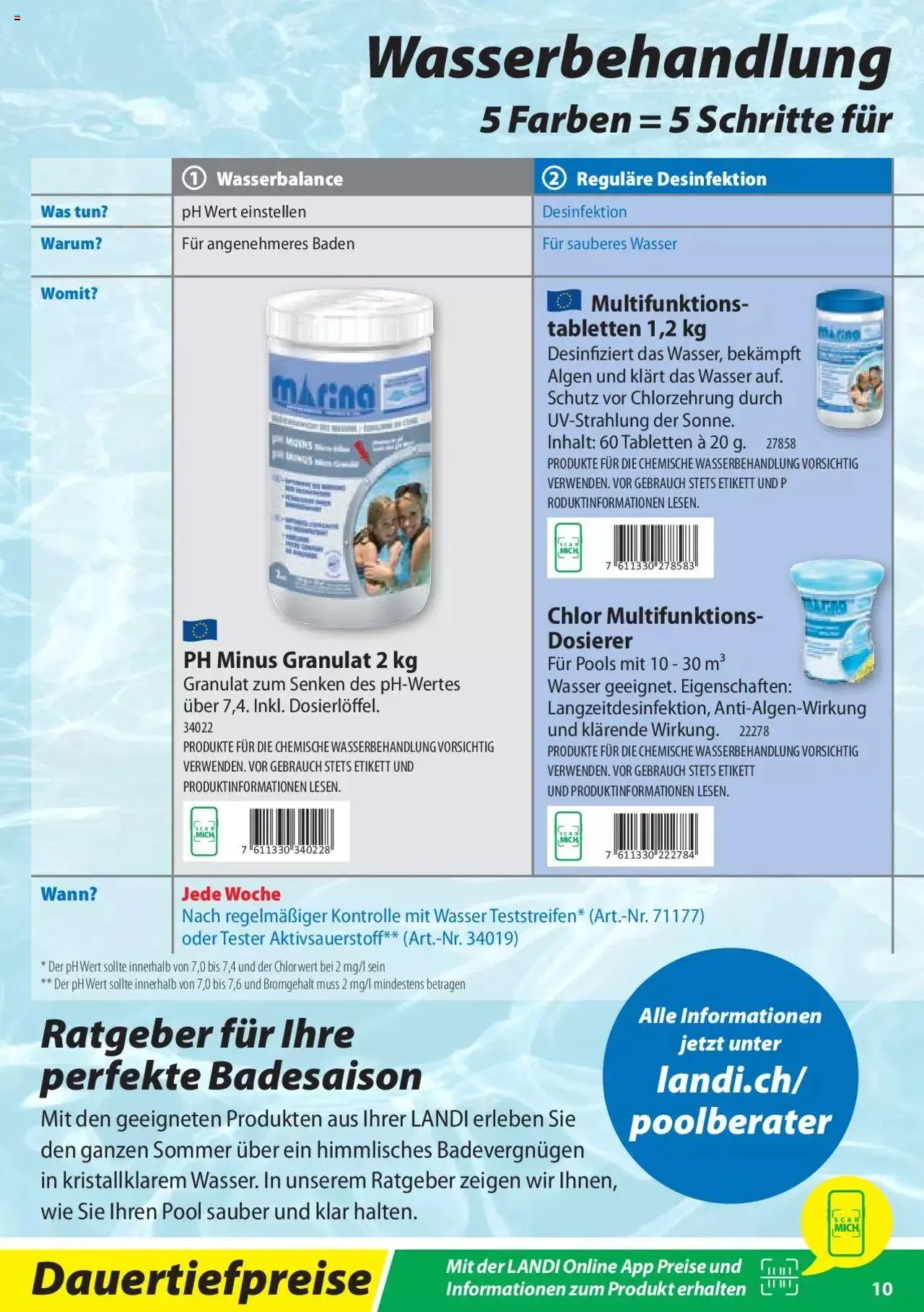 Landi Freizeit 2023 von 20. März bis 31. Dezember 2023 - Prospekt seite  10