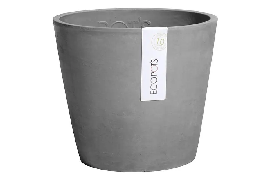 Ecopots Pflanzgefäss Amsterdam Grau | ⌀ 30 cm | 13 l