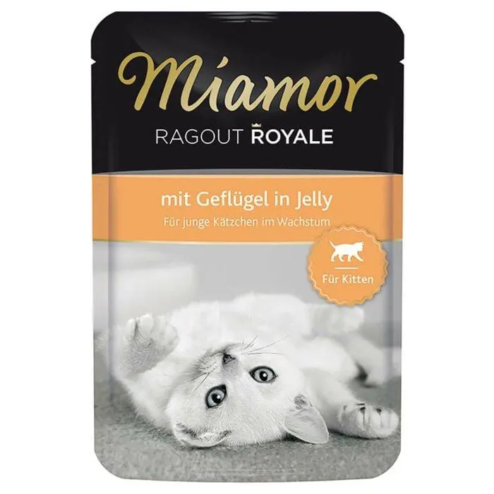Miamor Katzenfutter Ragout Royale Kitten Geflügel 100g