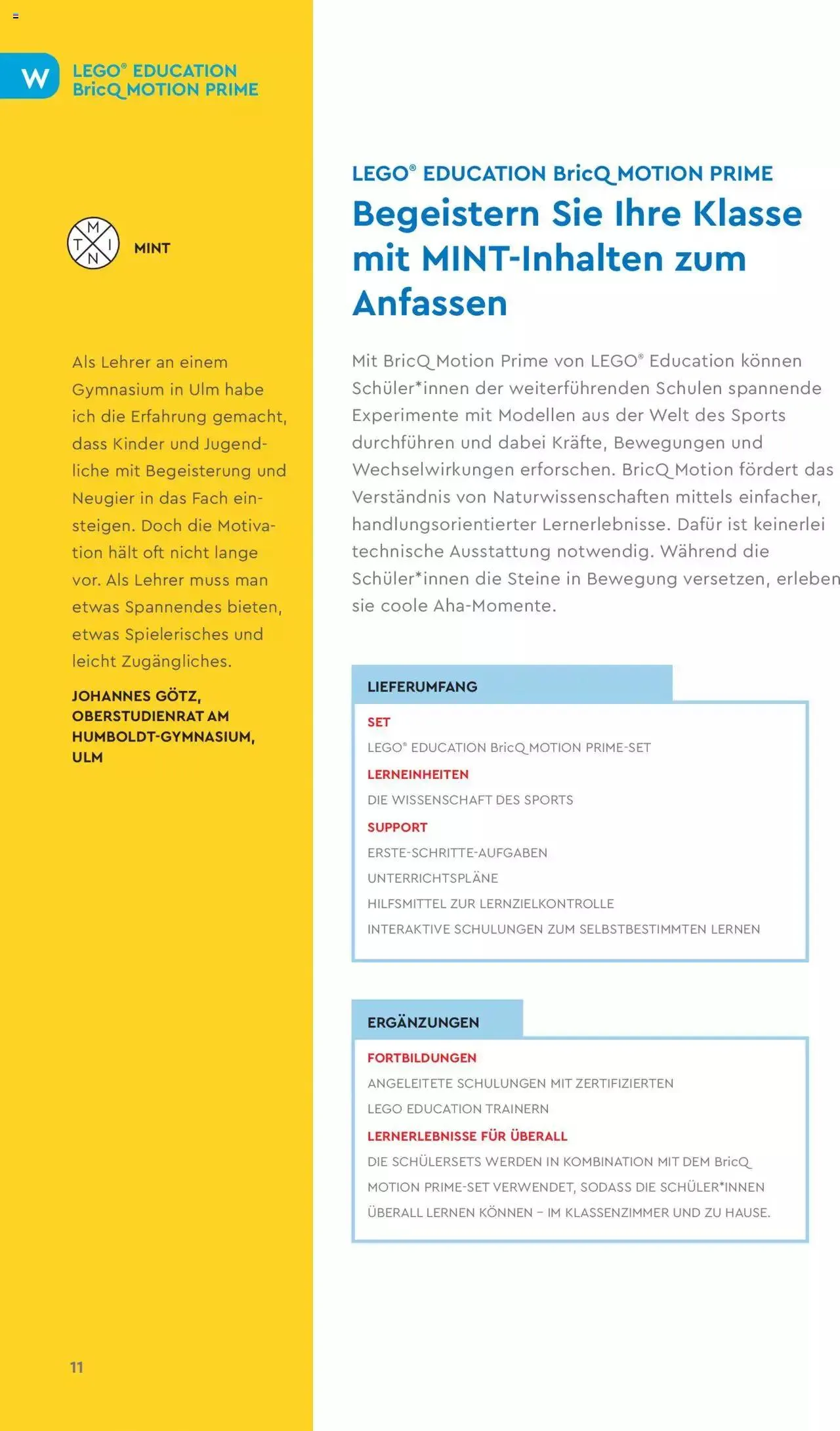 Conrad - Lego Education Lernkonzepte von 1. Januar bis 31. Dezember 2023 - Prospekt seite 12