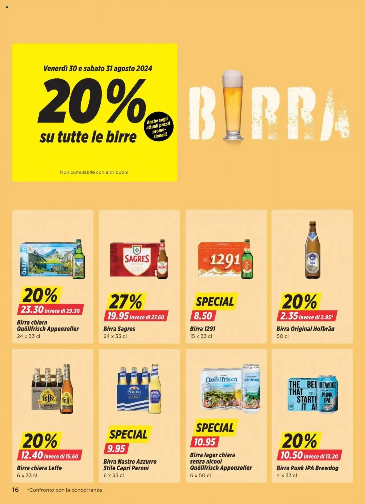 Denner Aktionen IT von 27. August bis 2. September 2024 - Prospekt seite  16