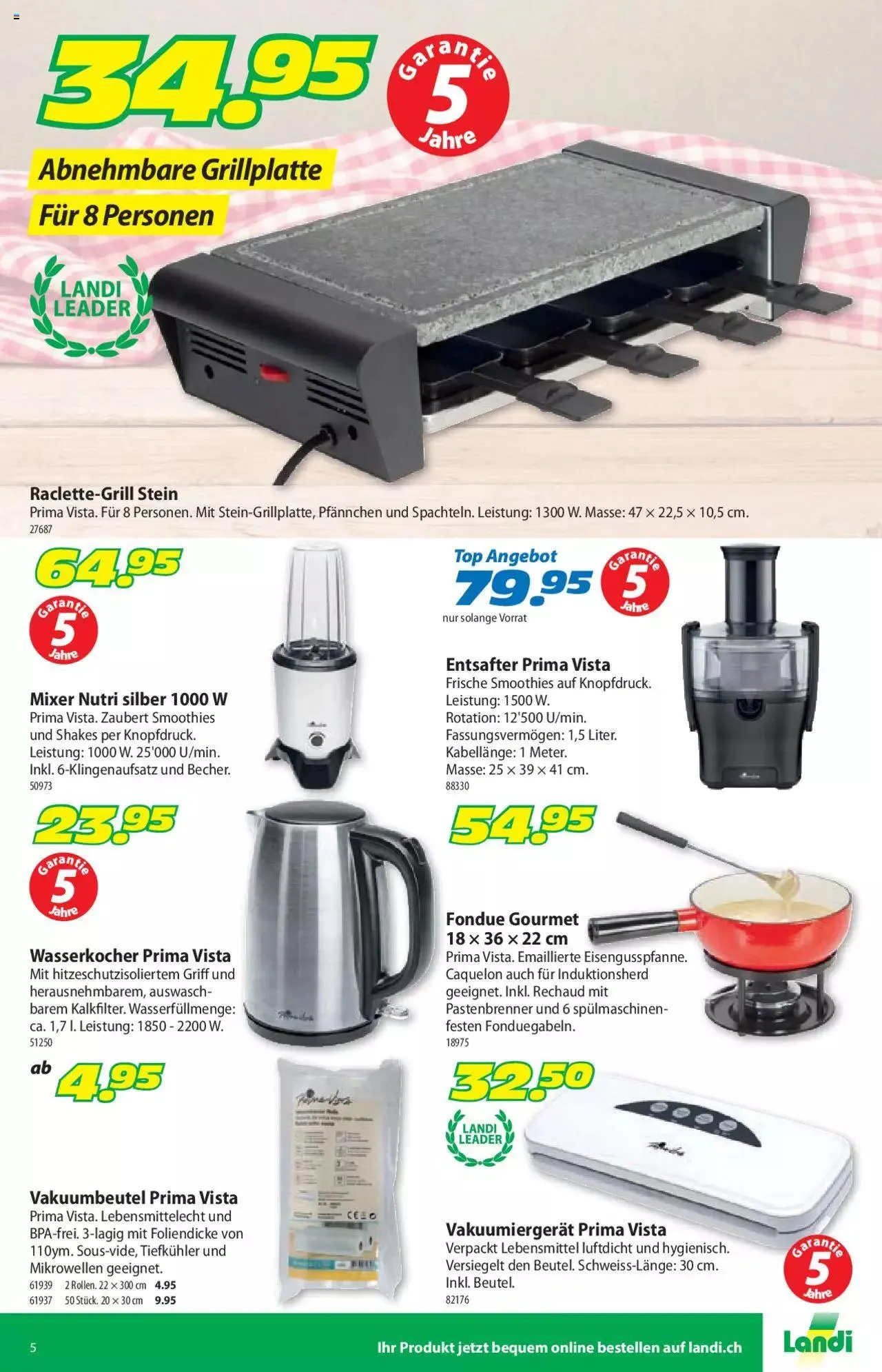 Landi - Aktueller Prospekt von 2. Januar bis 31. Dezember 2023 - Prospekt seite 5
