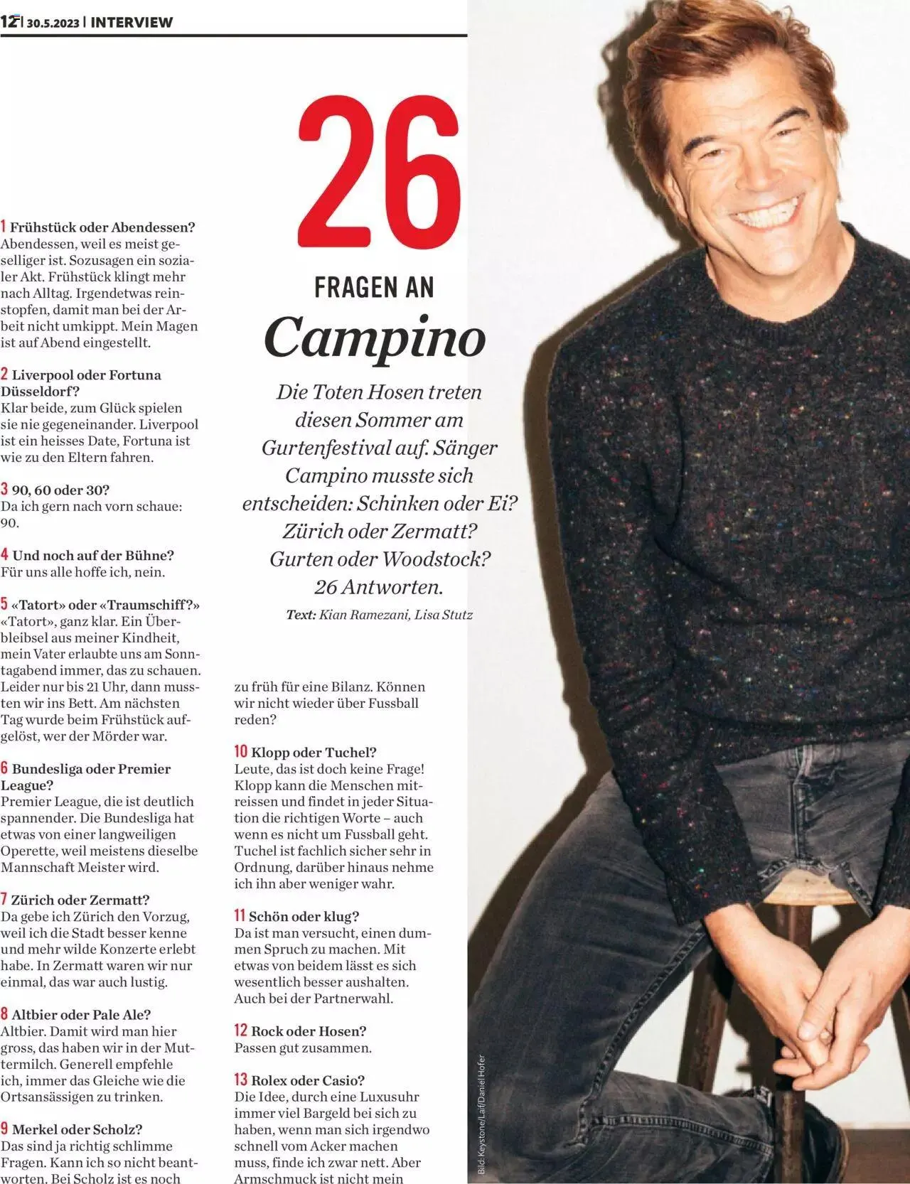 Migros Magazin von 30. Mai bis 31. Dezember 2023 - Prospekt seite  12