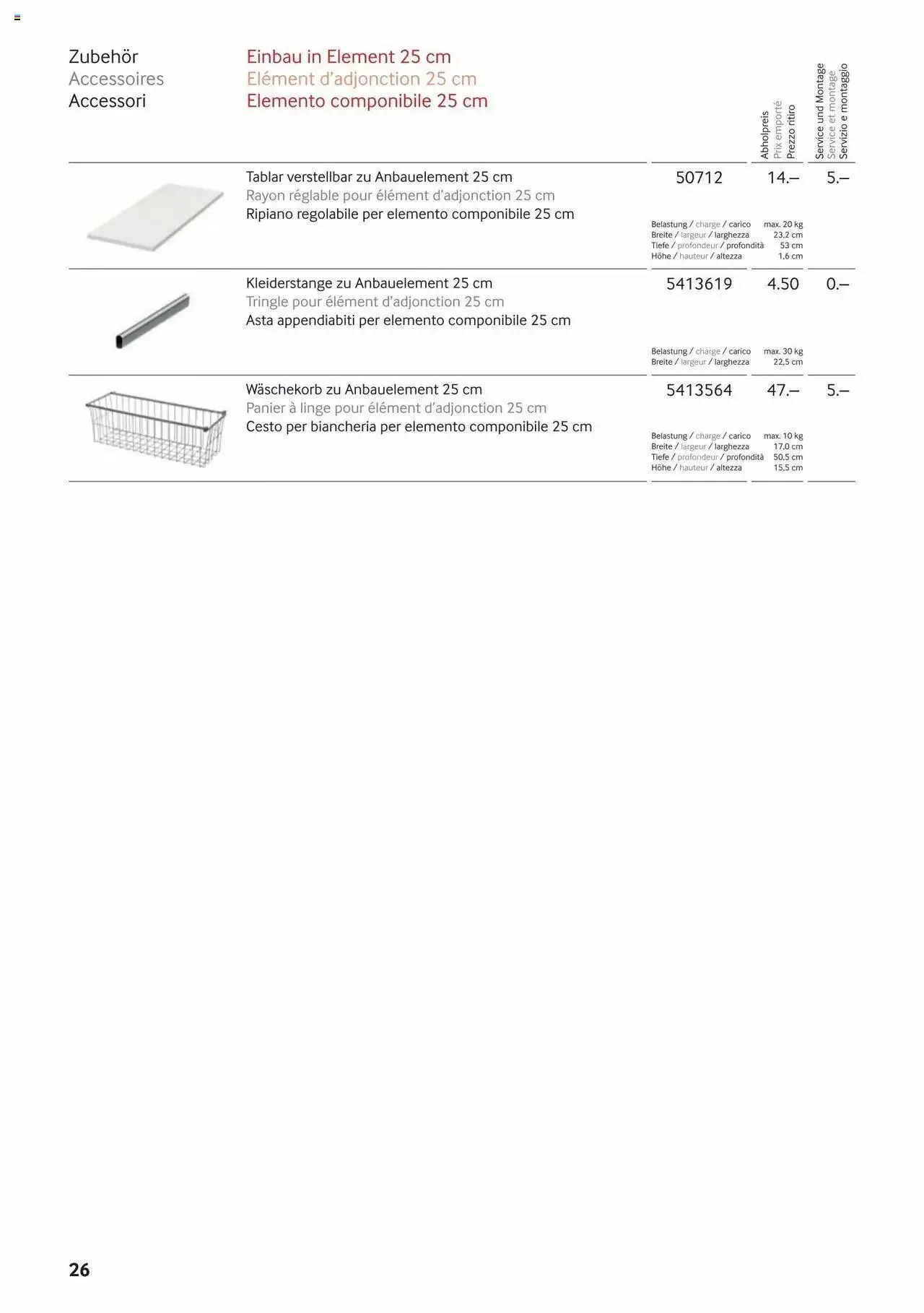 Pfister Aktionen Jutzler Katalog 2024 von 19. Dezember bis 31. Dezember 2024 - Prospekt seite 26