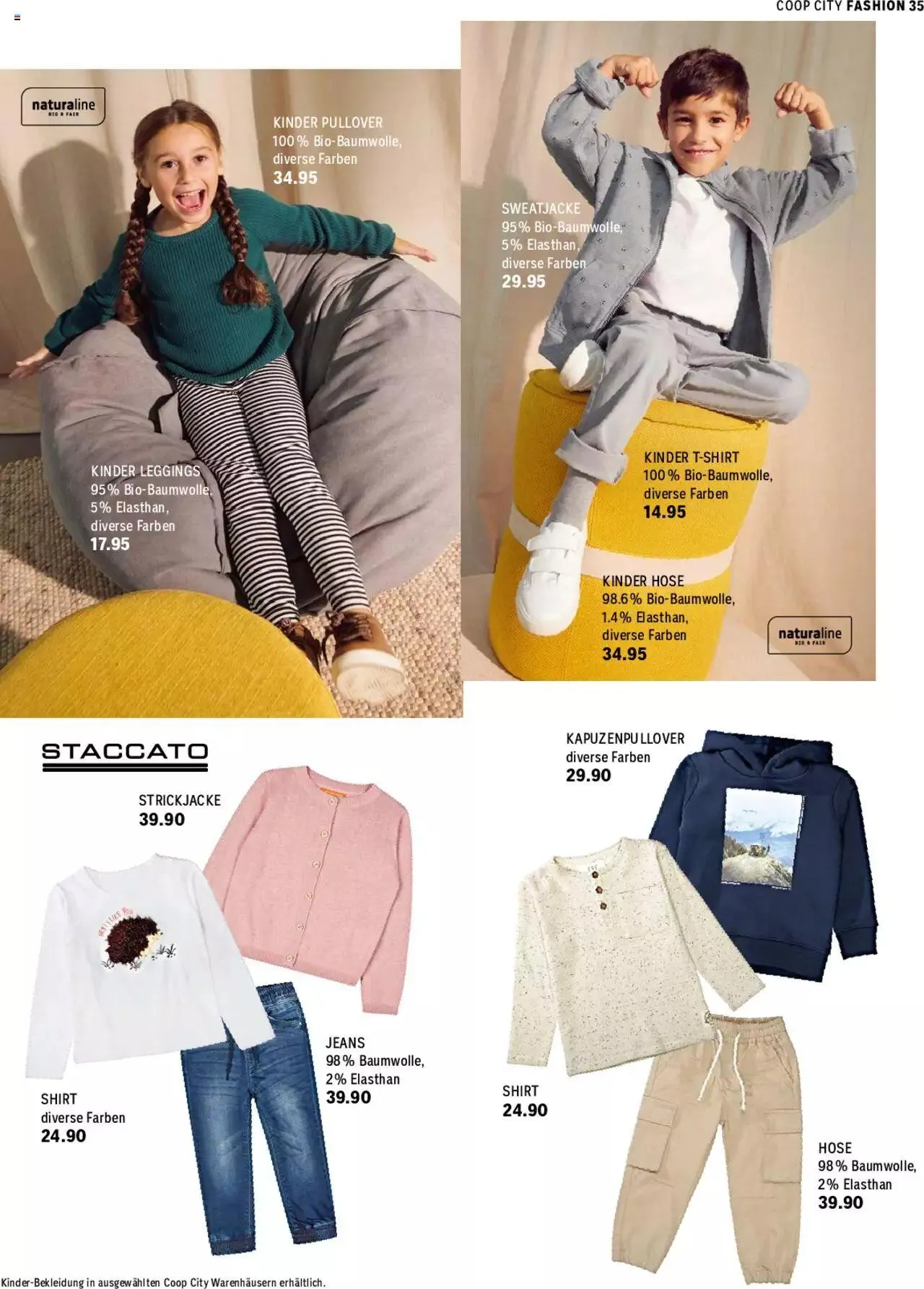 Coop City Magazin von 19. September bis 8. Oktober 2023 - Prospekt seite  35