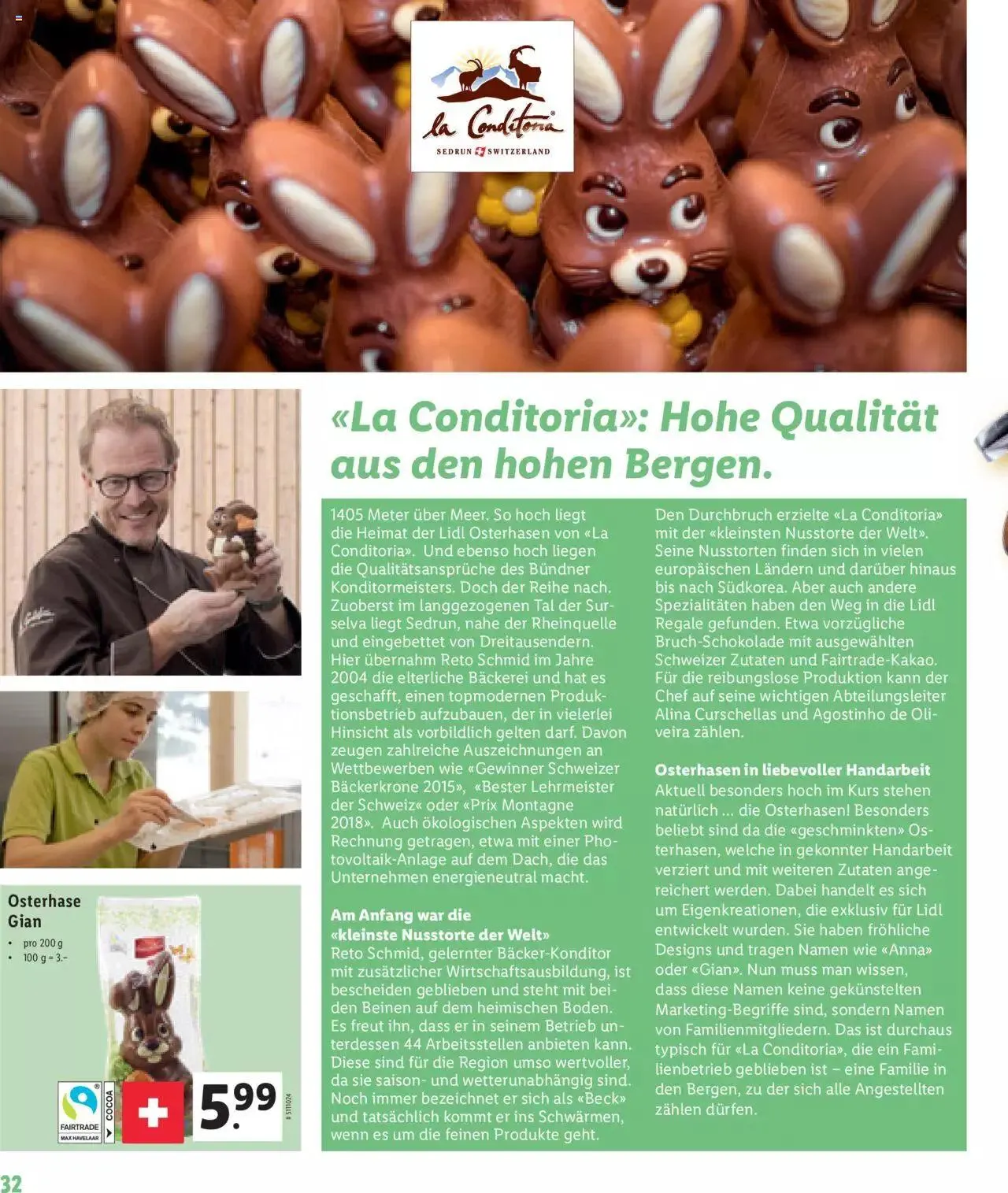 Lidl - Ostern von 2. März bis 31. Dezember 2023 - Prospekt seite 32