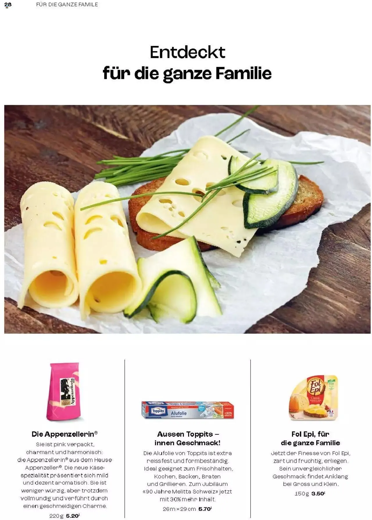 Coop Magazin Familien von 18. Juni bis 31. Dezember 2024 - Prospekt seite  28