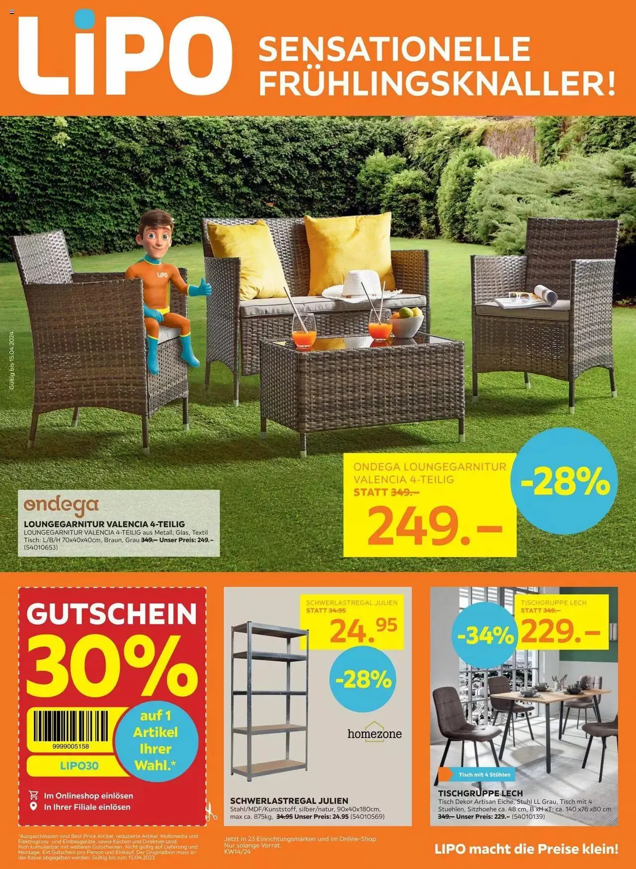 Lipo Aktionen von 2. April bis 15. April 2024 - Prospekt seite  