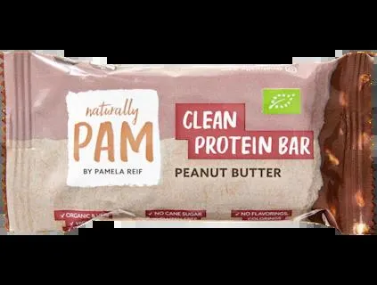 Naturally Pam Bio Clean Protein Riegel Erdnussbutter