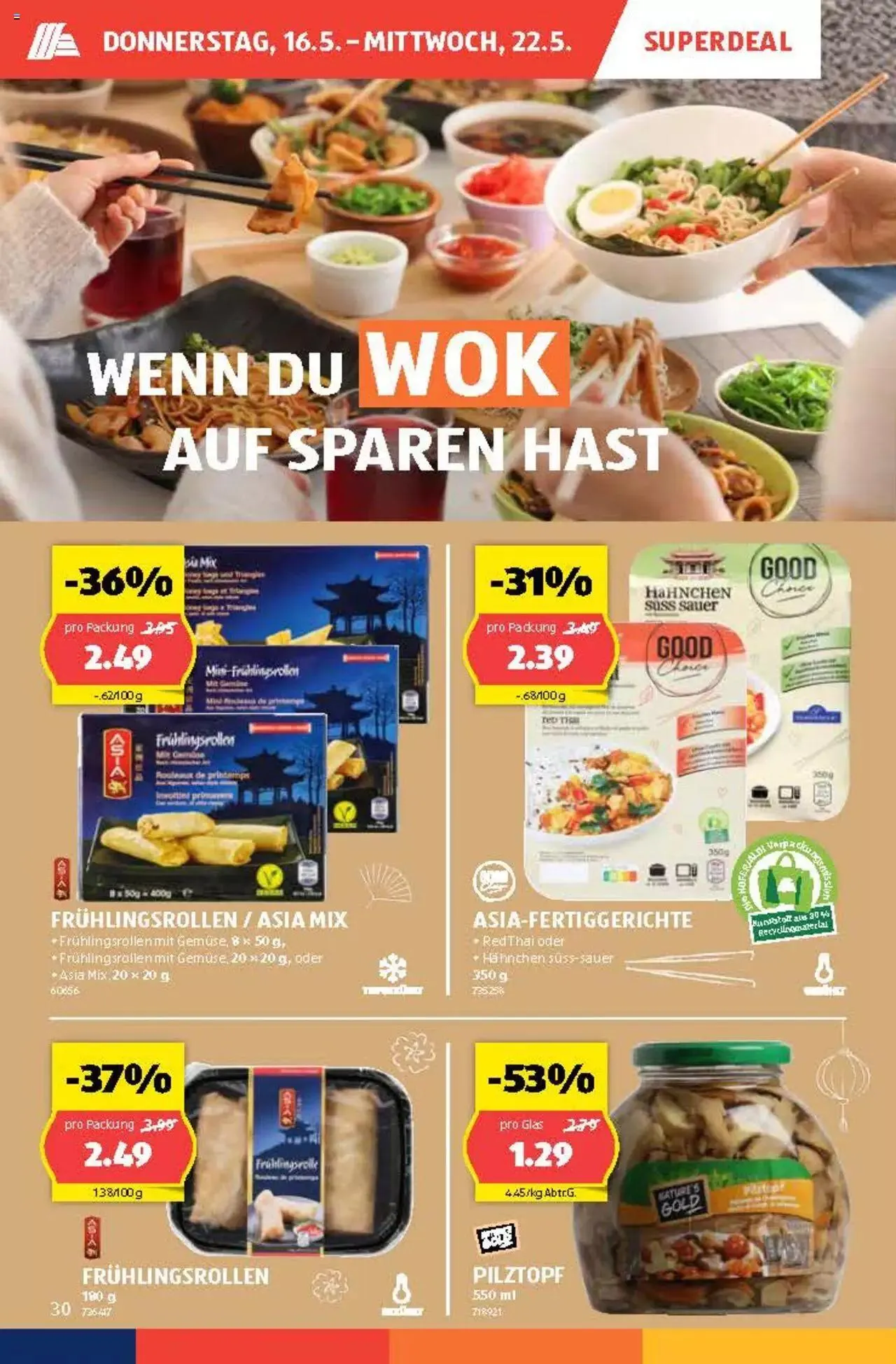 Aldi Aktionen von 16. Mai bis 22. Mai 2024 - Prospekt seite  29
