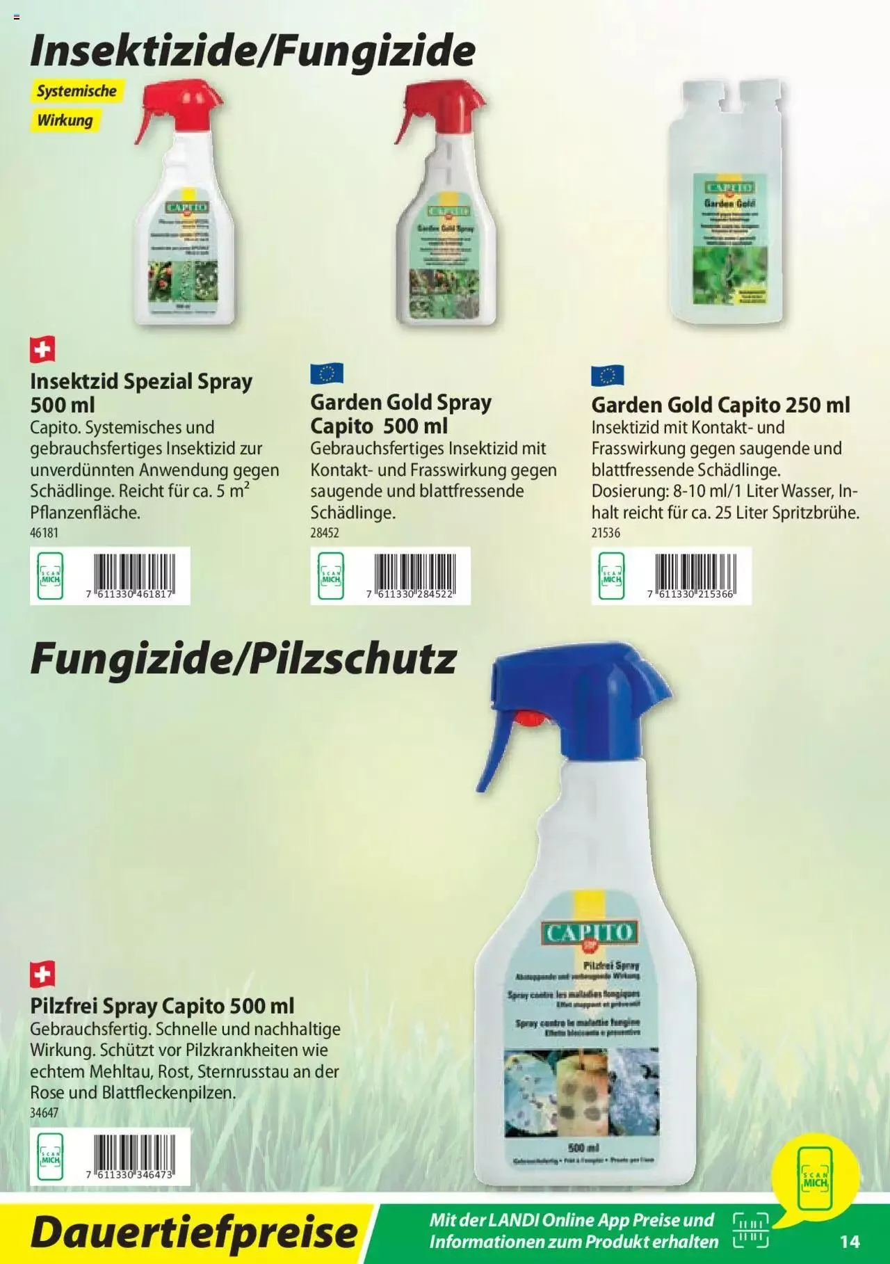 Landi Pflanzenschutz und Dünger 2023 von 7. März bis 31. Dezember 2023 - Prospekt seite 14