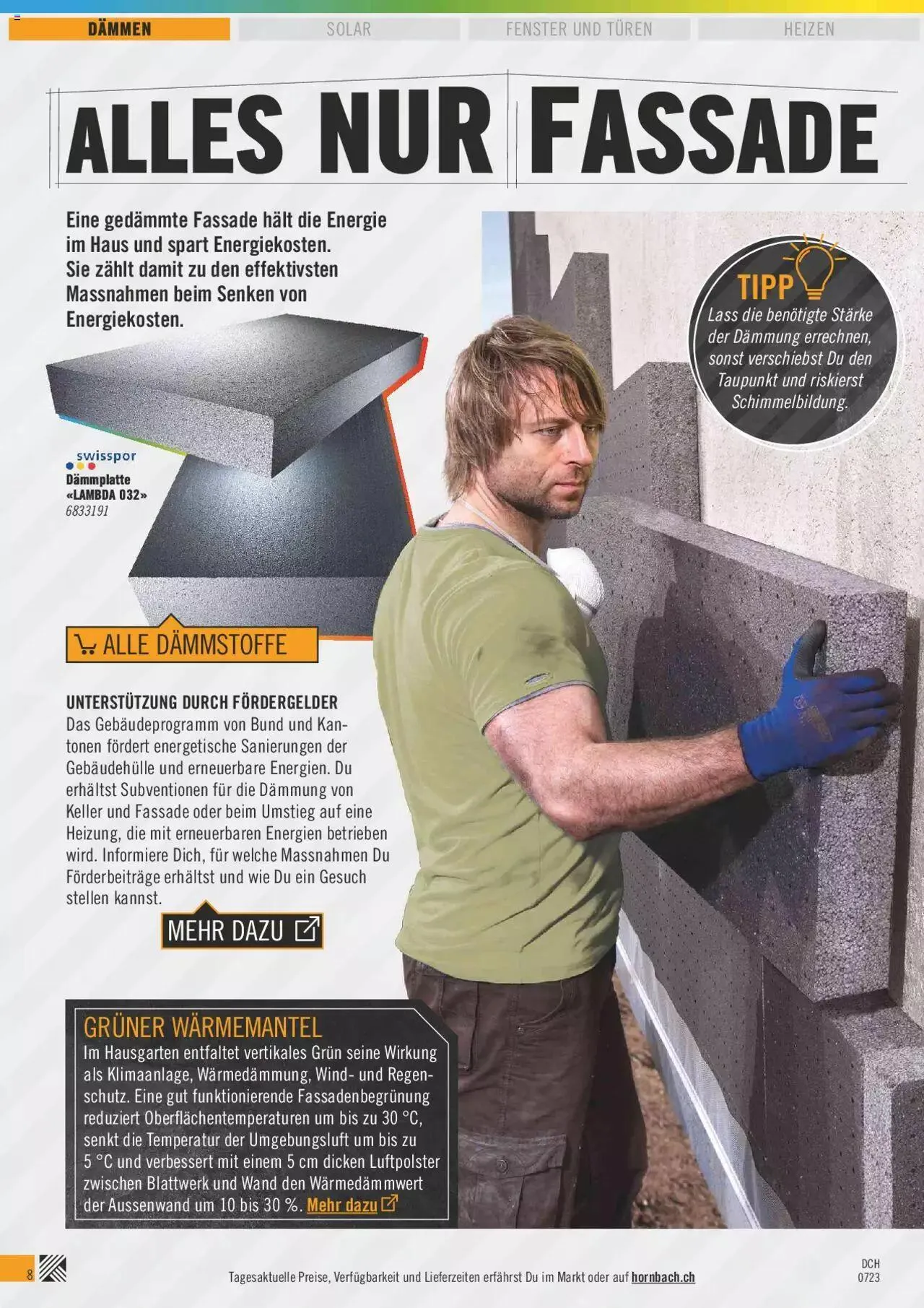 Hornbach Aktionen von 16. August bis 31. Dezember 2023 - Prospekt seite 8