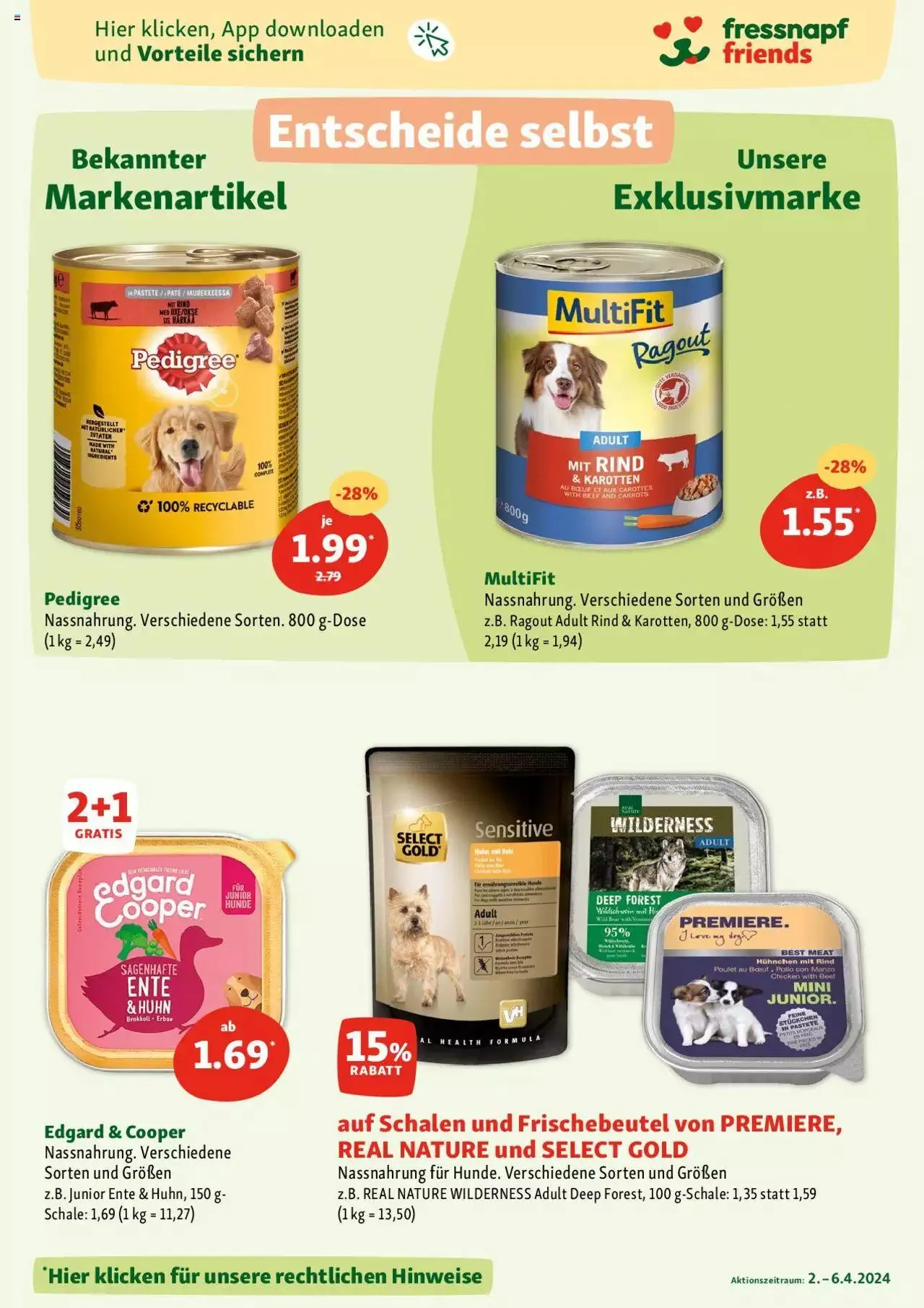 Fressnapf Leaflet von 2. April bis 6. April 2024 - Prospekt seite  3