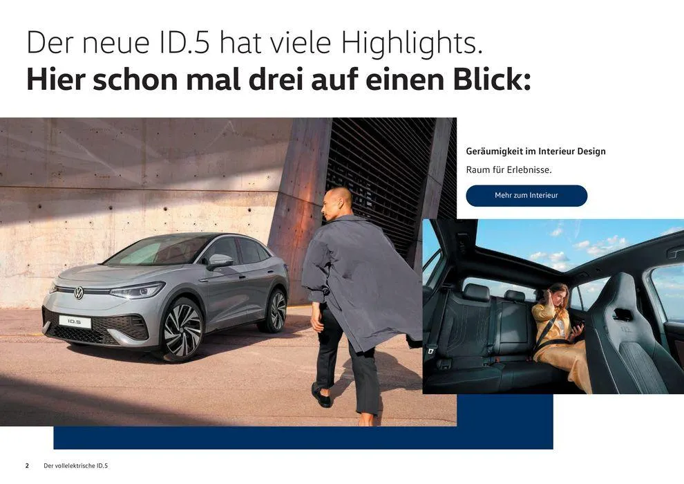 Der Neue ID.5 von 16. Januar bis 31. Dezember 2024 - Prospekt seite  2