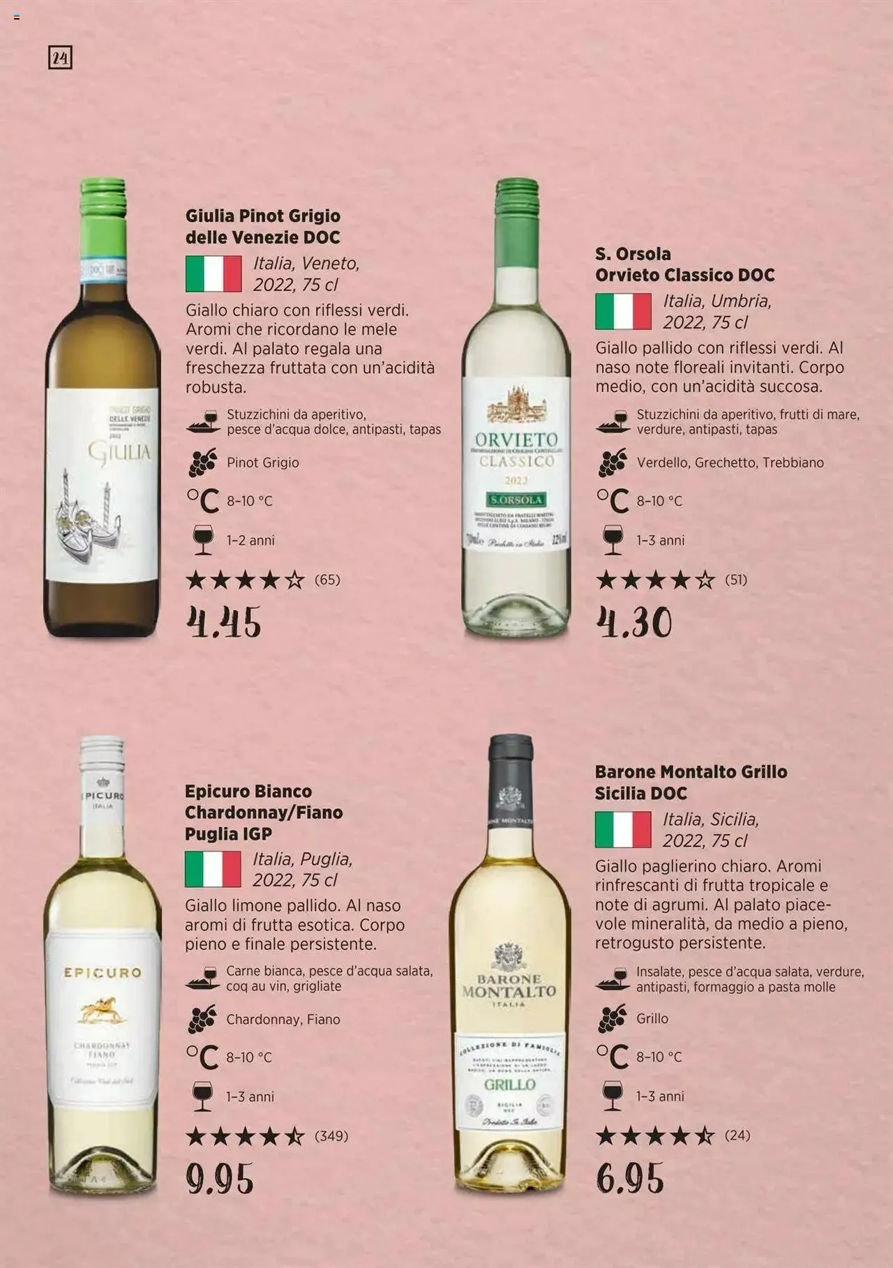 Denner Guida dei vini 2023 / 2024 IT von 11. September bis 31. Dezember 2023 - Prospekt seite  24