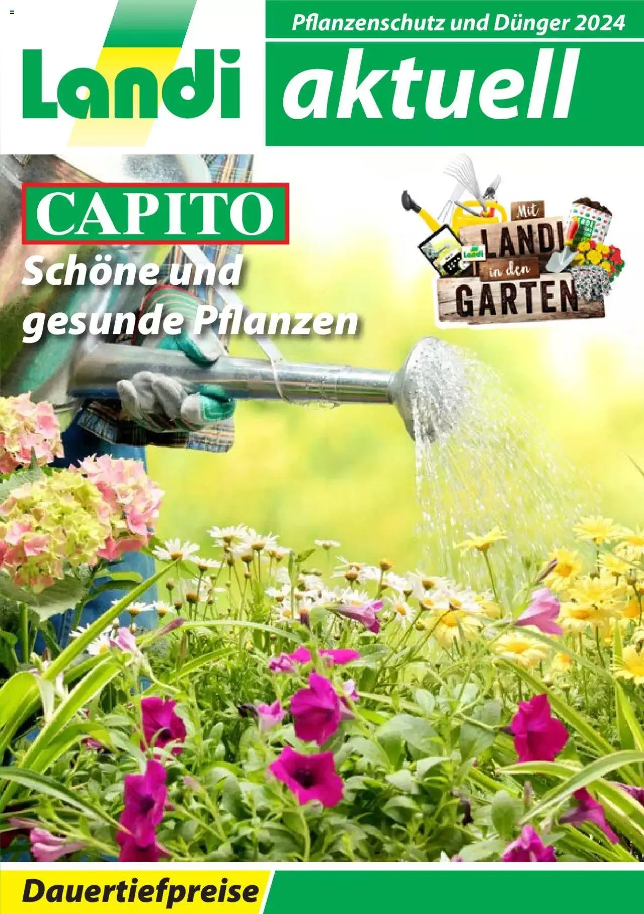 Landi Aktionen Pflanzenschutz und Dünger 2024 von 8. März bis 31. Dezember 2024 - Prospekt seite  1