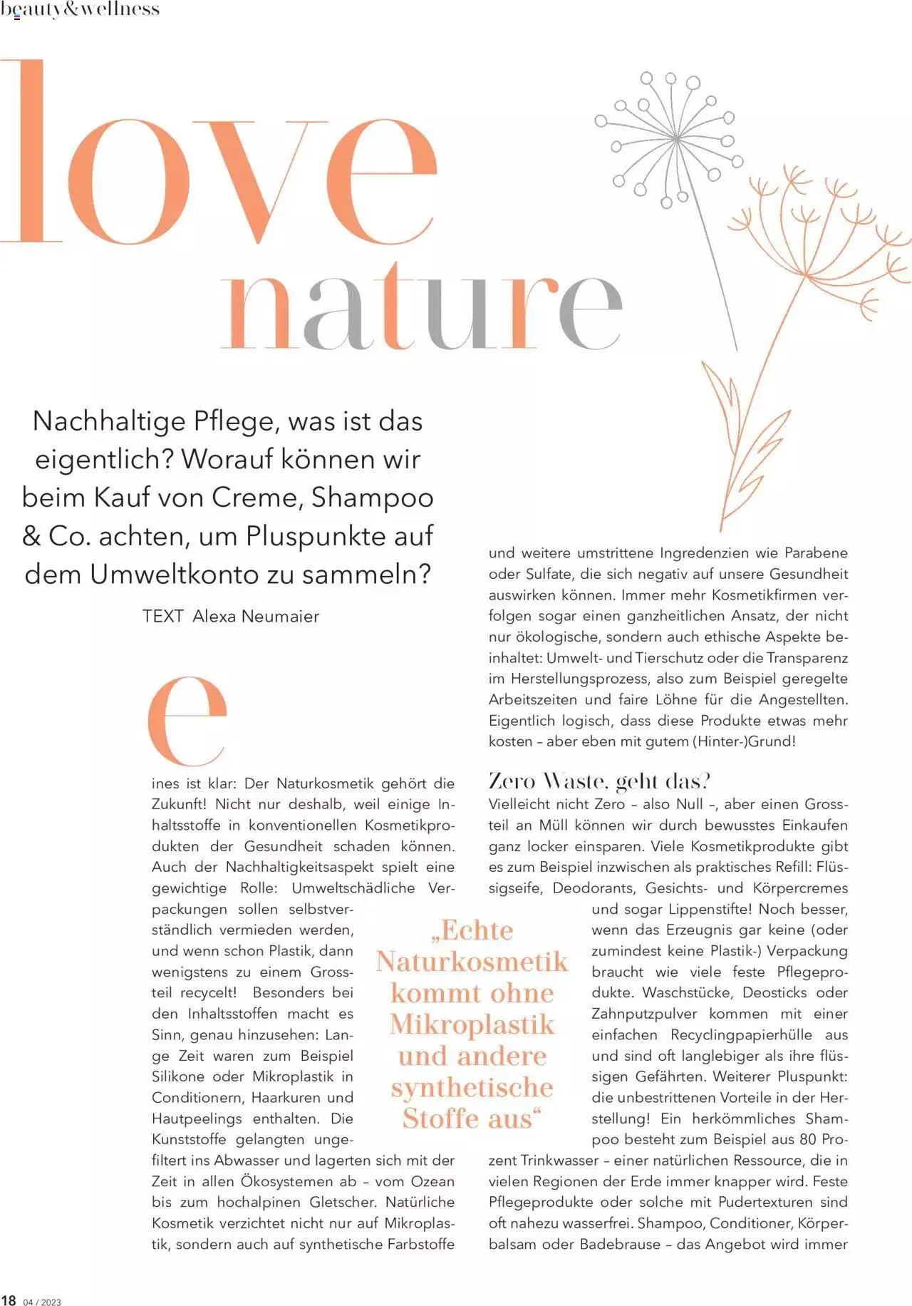 Coop Aktionen Beauty & Life von 1. August bis 31. Dezember 2023 - Prospekt seite 18