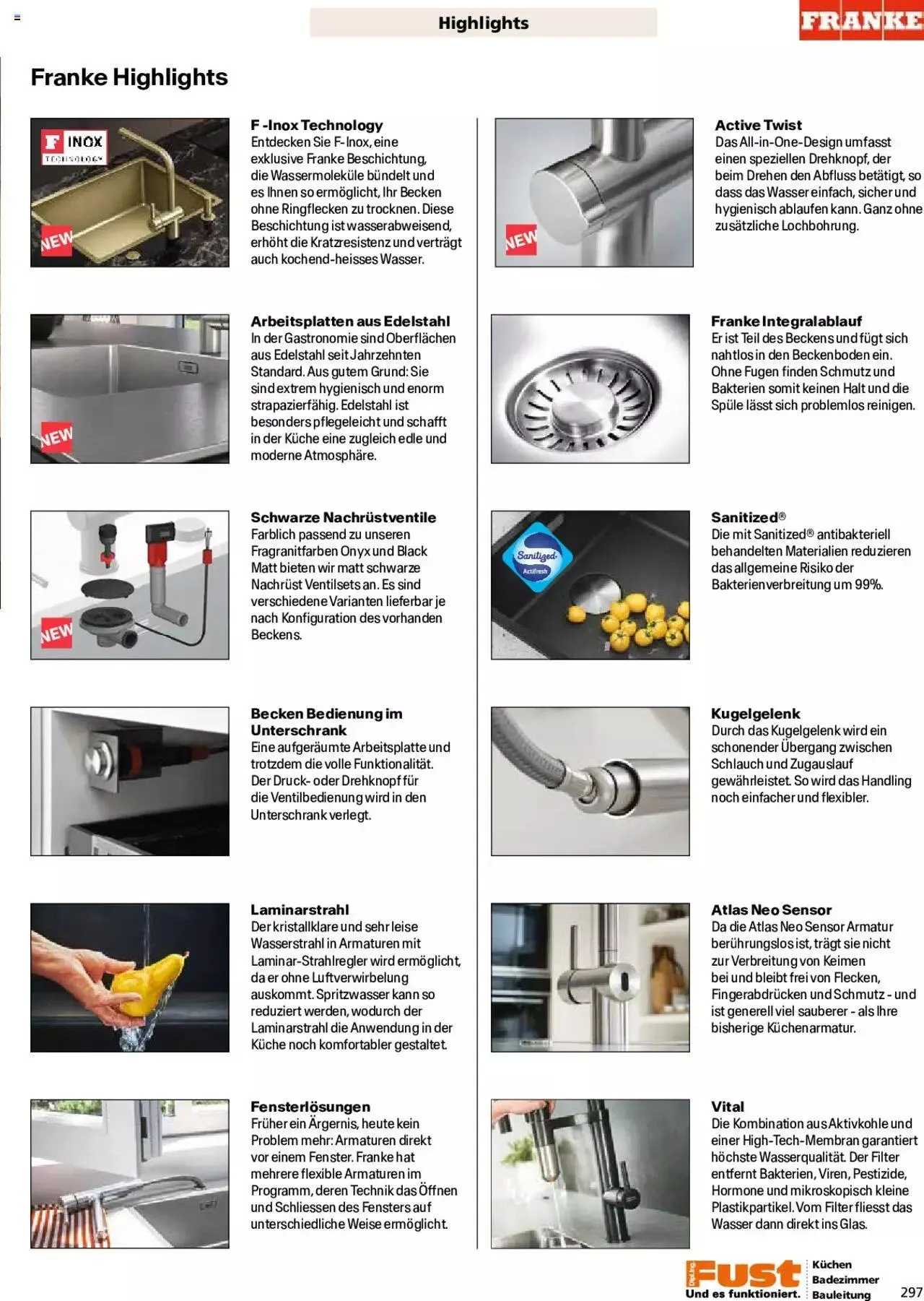 Fust - Küchenmagazin - Riesenauswahl von 22. Februar bis 31. Dezember 2023 - Prospekt seite  297