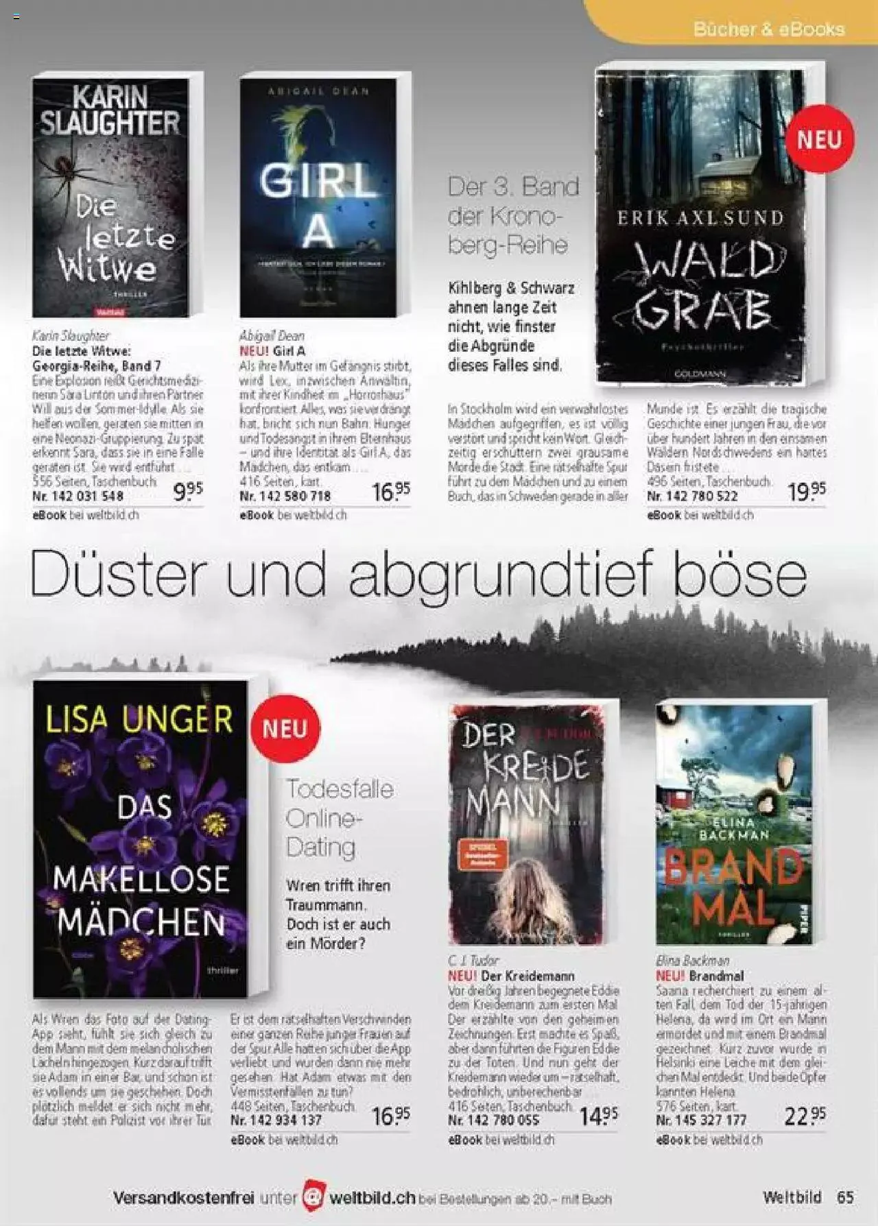 Weltbild - Aktueller Prospekt von 27. Januar bis 31. Dezember 2023 - Prospekt seite  65