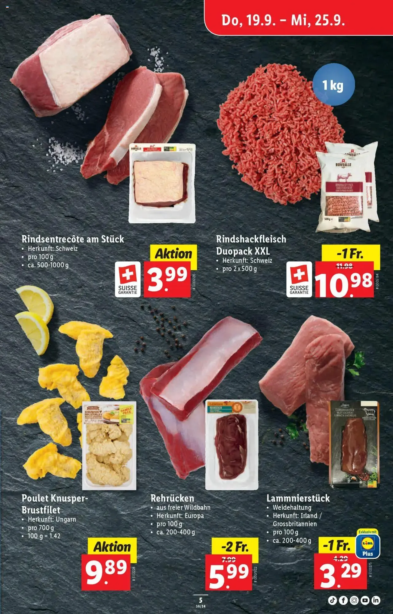 Lidl Aktionen von 19. September bis 25. September 2024 - Prospekt seite  5