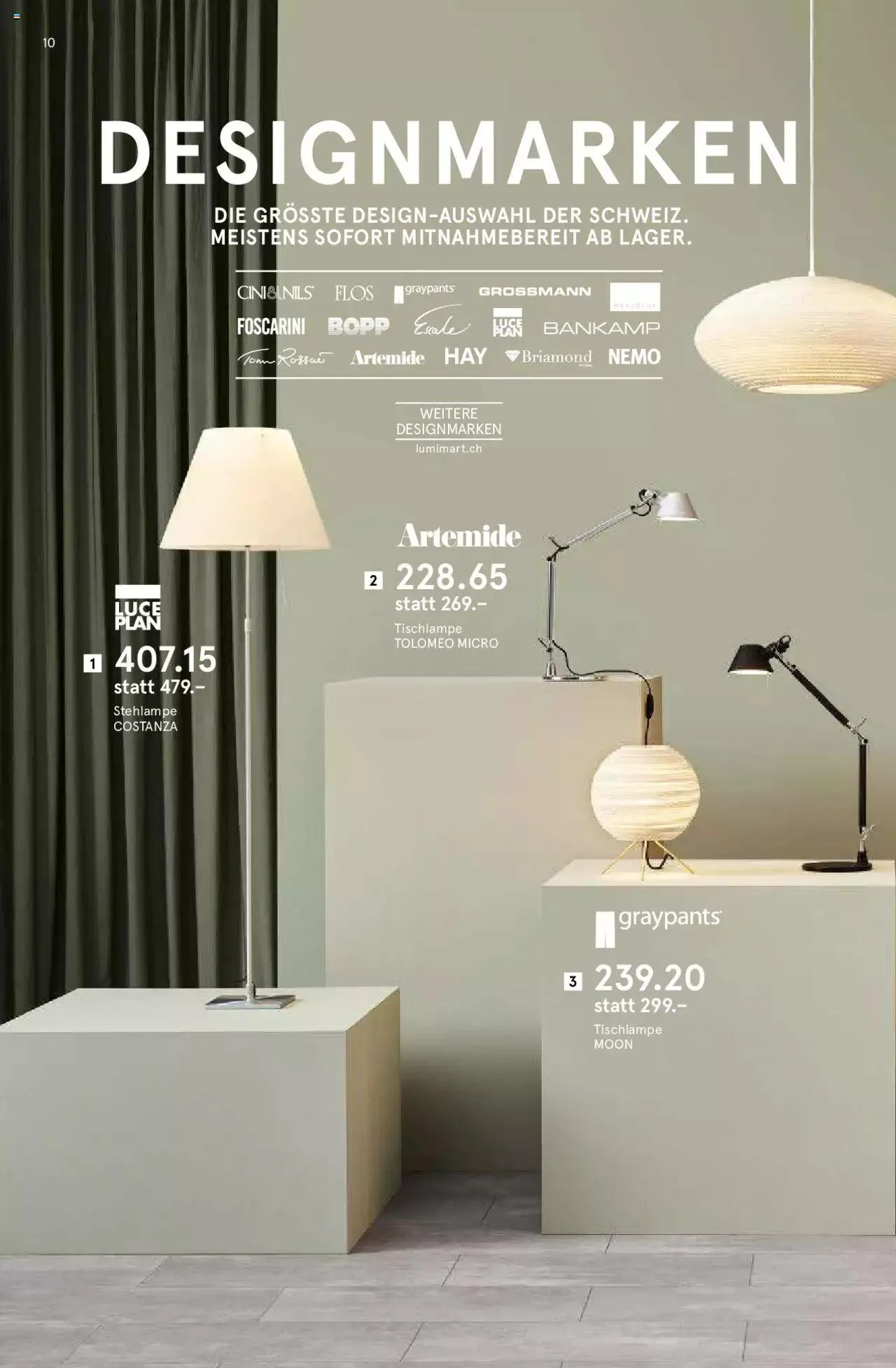 Lumimart Aktionen von 24. Oktober bis 19. November 2023 - Prospekt seite 10