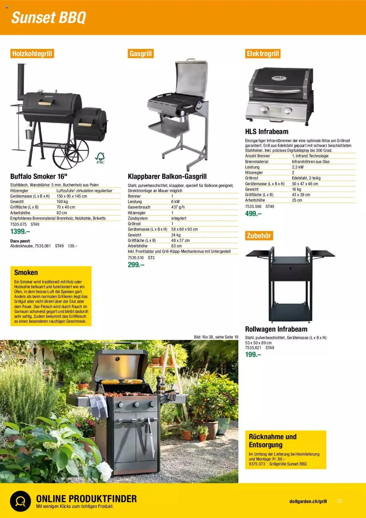 DO IT+GARDEN MIGROS - Grill von 22. März bis 31. Dezember 2023 - Prospekt seite  22