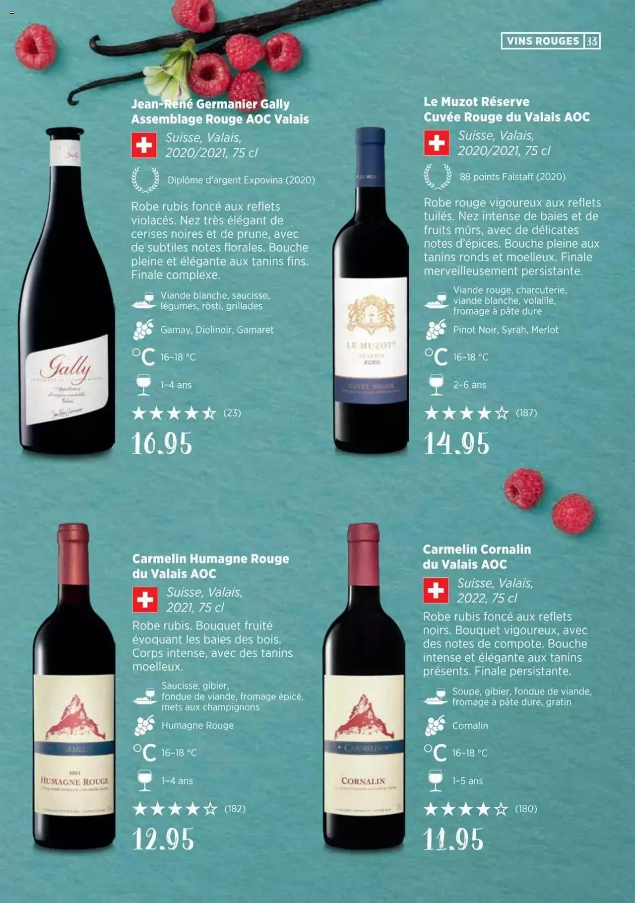 Denner Guide des vins 2023 /2024 FR von 11. September bis 31. Dezember 2024 - Prospekt seite  33