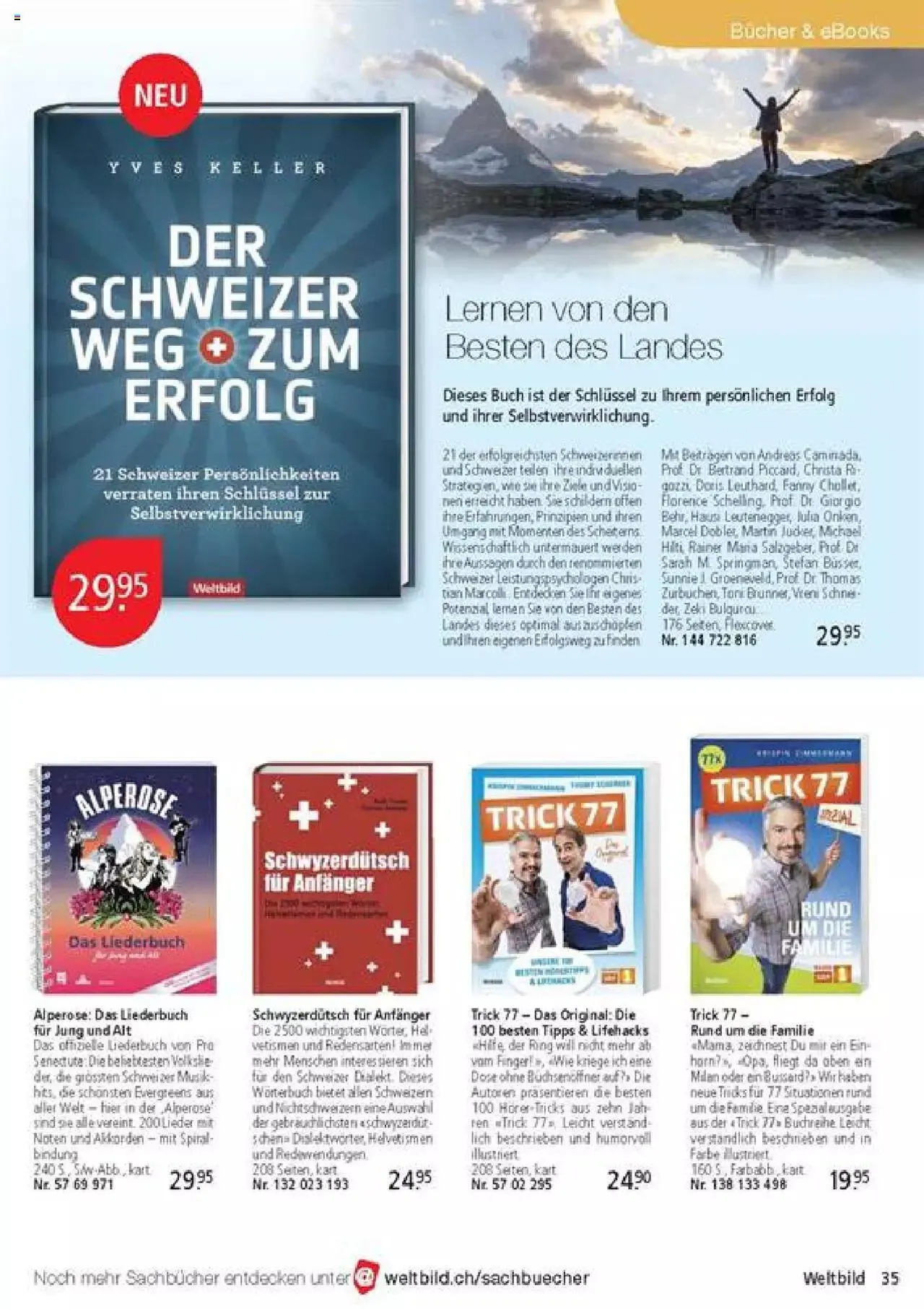 Weltbild - Aktueller Prospekt von 27. Januar bis 31. Dezember 2023 - Prospekt seite  35