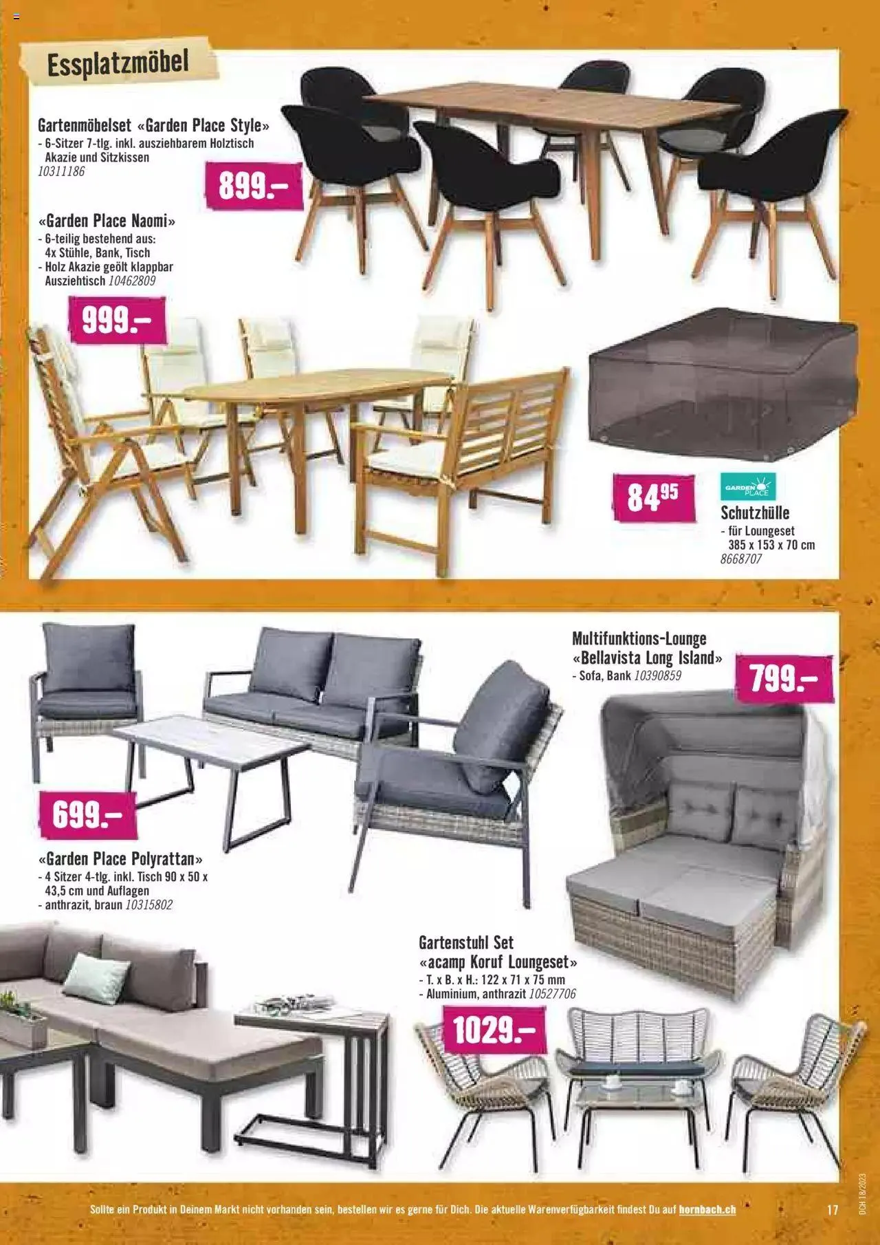 Hornbach Aktionen von 1. Mai bis 31. Dezember 2023 - Prospekt seite  17