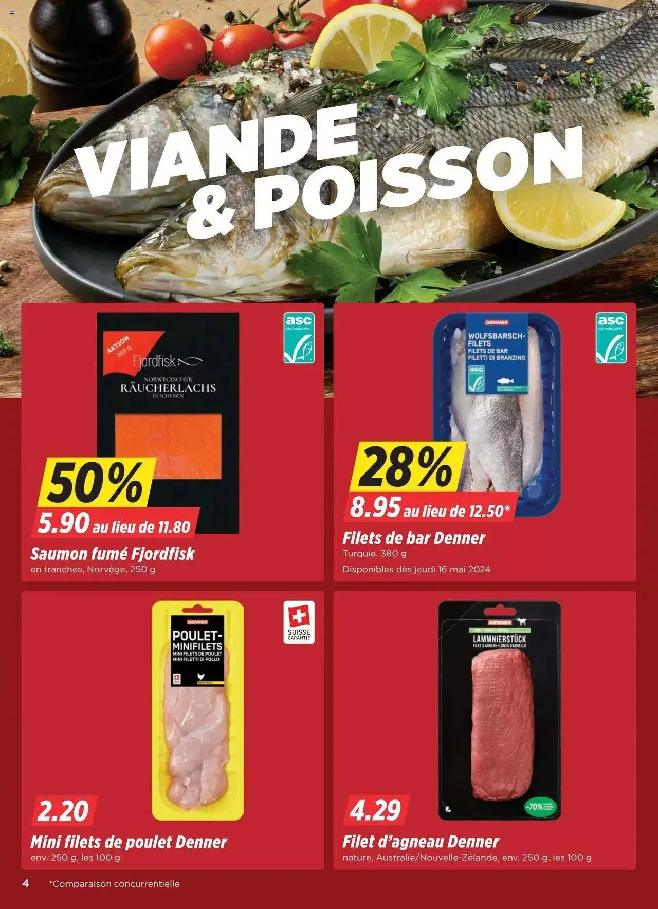 Denner Aktionen FR von 14. Mai bis 20. Mai 2024 - Prospekt seite  4