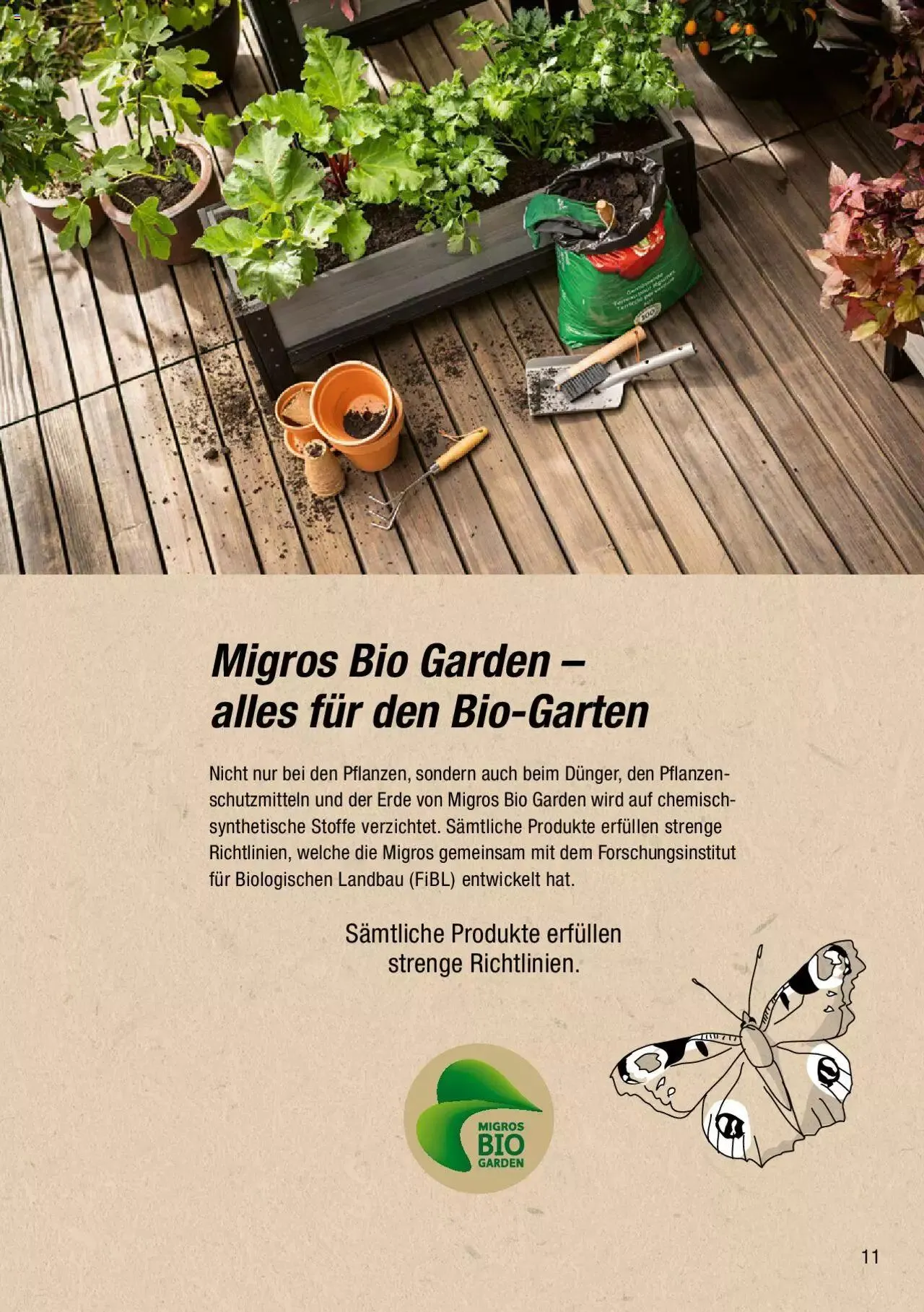 DO IT+GARDEN MIGROS - Biodiversität Broschüre von 9. März bis 31. Dezember 2024 - Prospekt seite  11