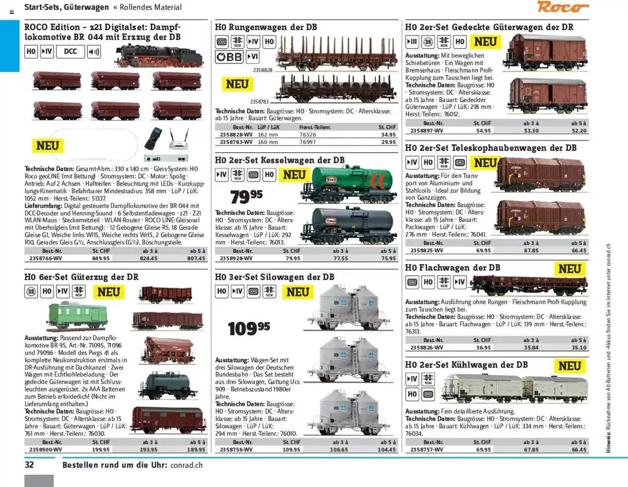 Conrad - Modellbahn 2021/22 von 1. Januar bis 31. Dezember 2023 - Prospekt seite  34