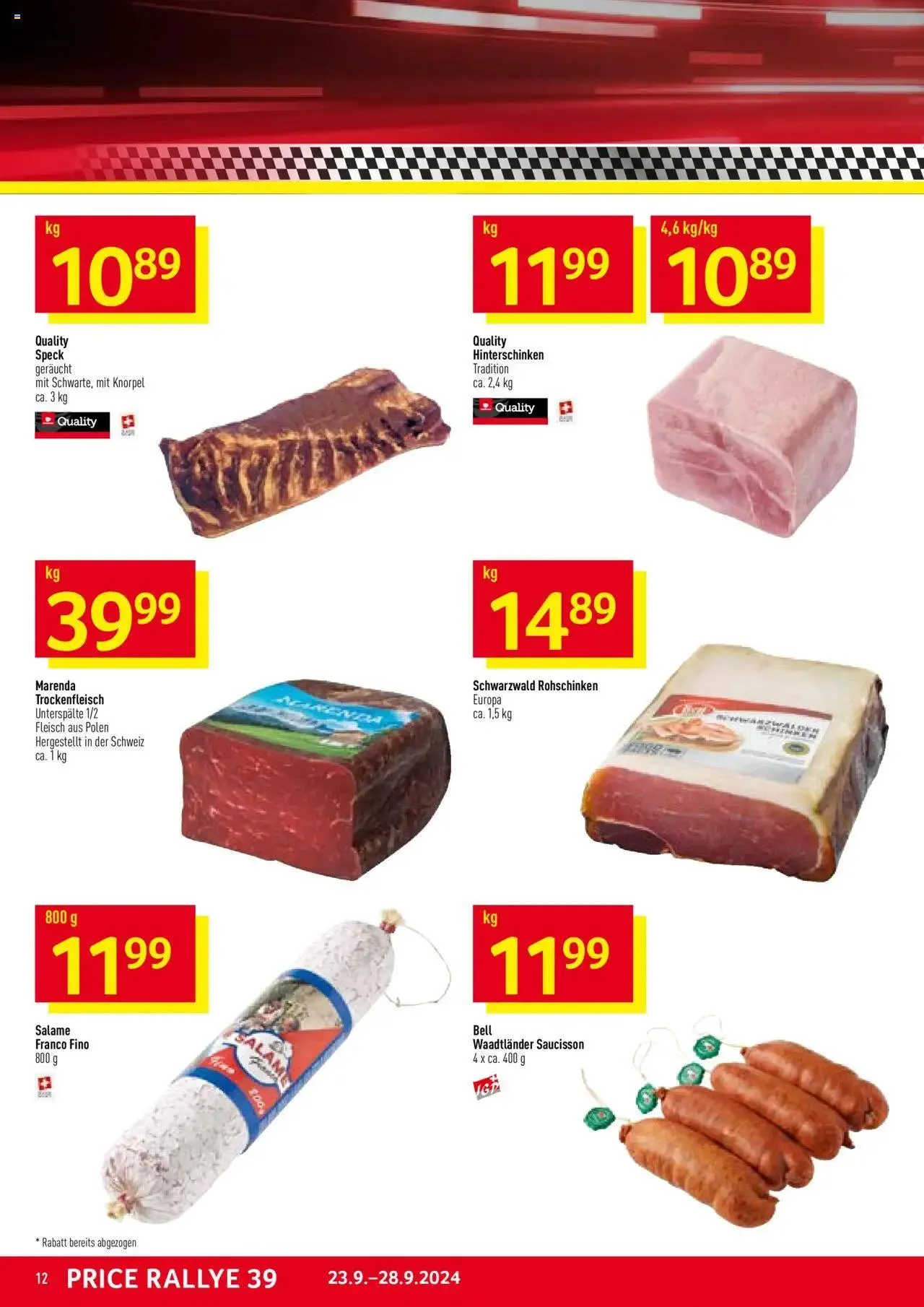 Prodega Aktionen von 23. September bis 28. September 2024 - Prospekt seite  12