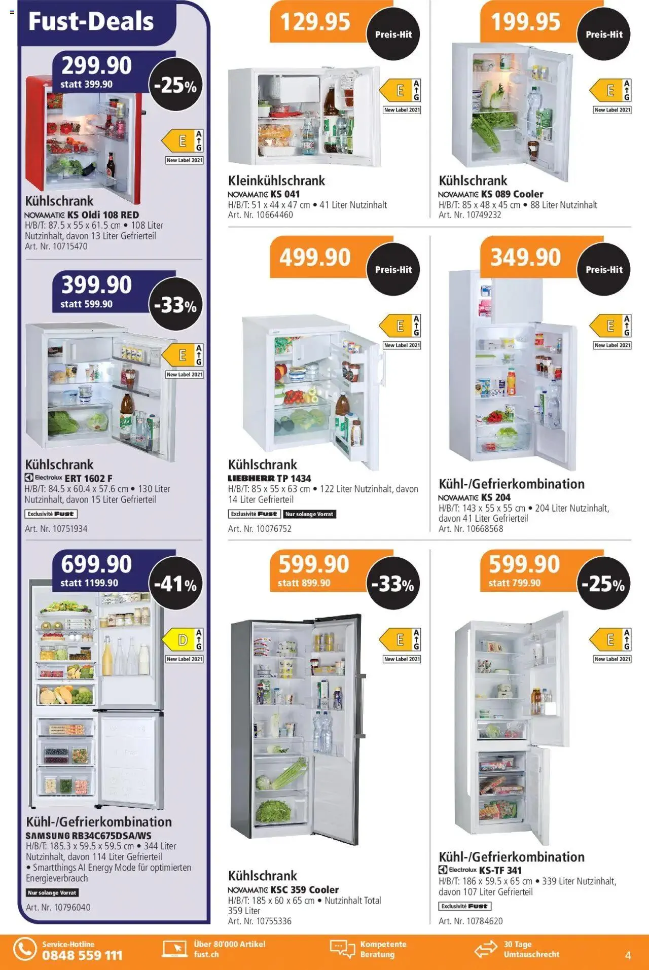 Fust Aktionen von 24. September bis 26. Oktober 2025 - Prospekt seite 4